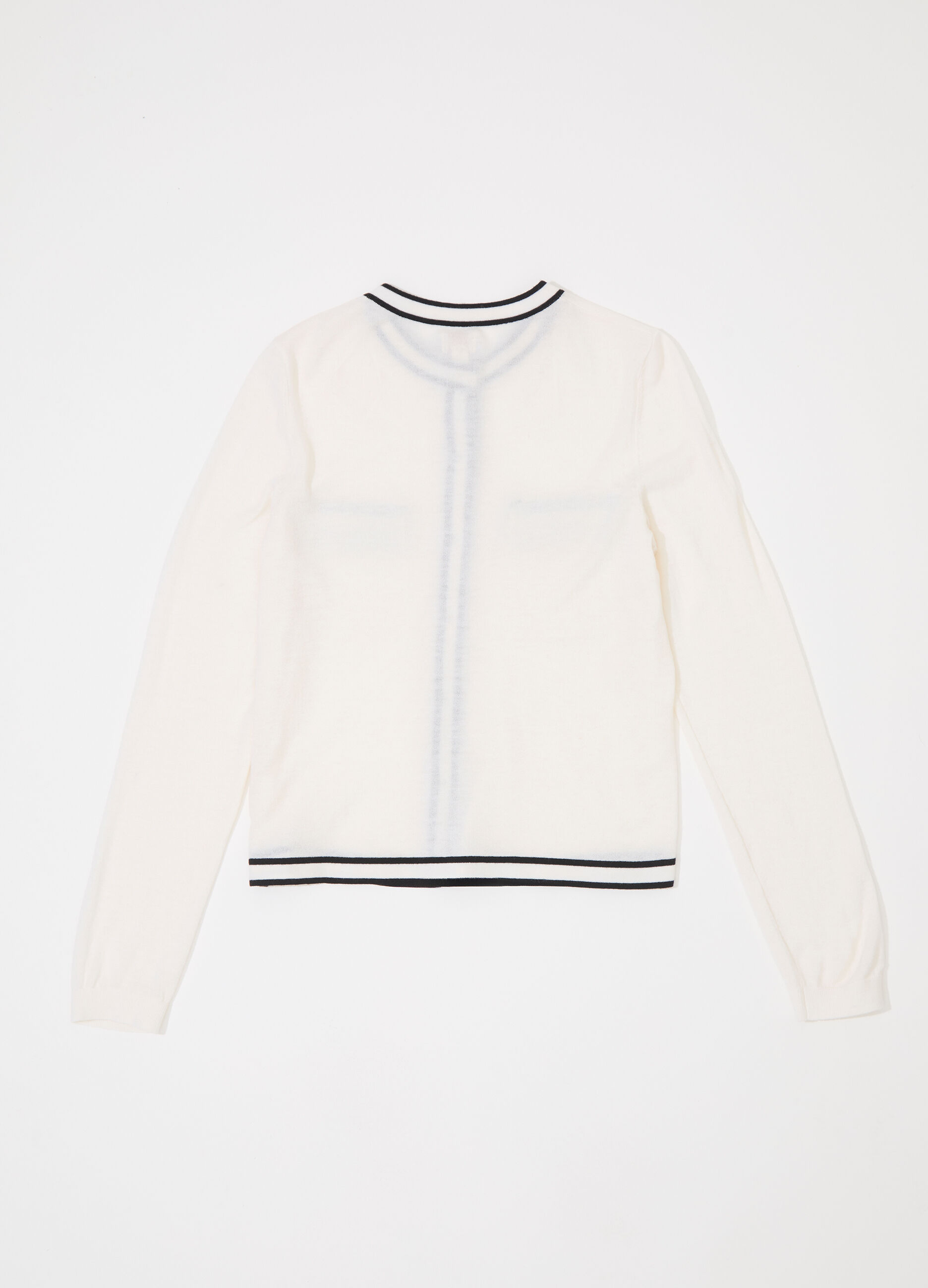 Cardigan tricot in misto lana donna_5