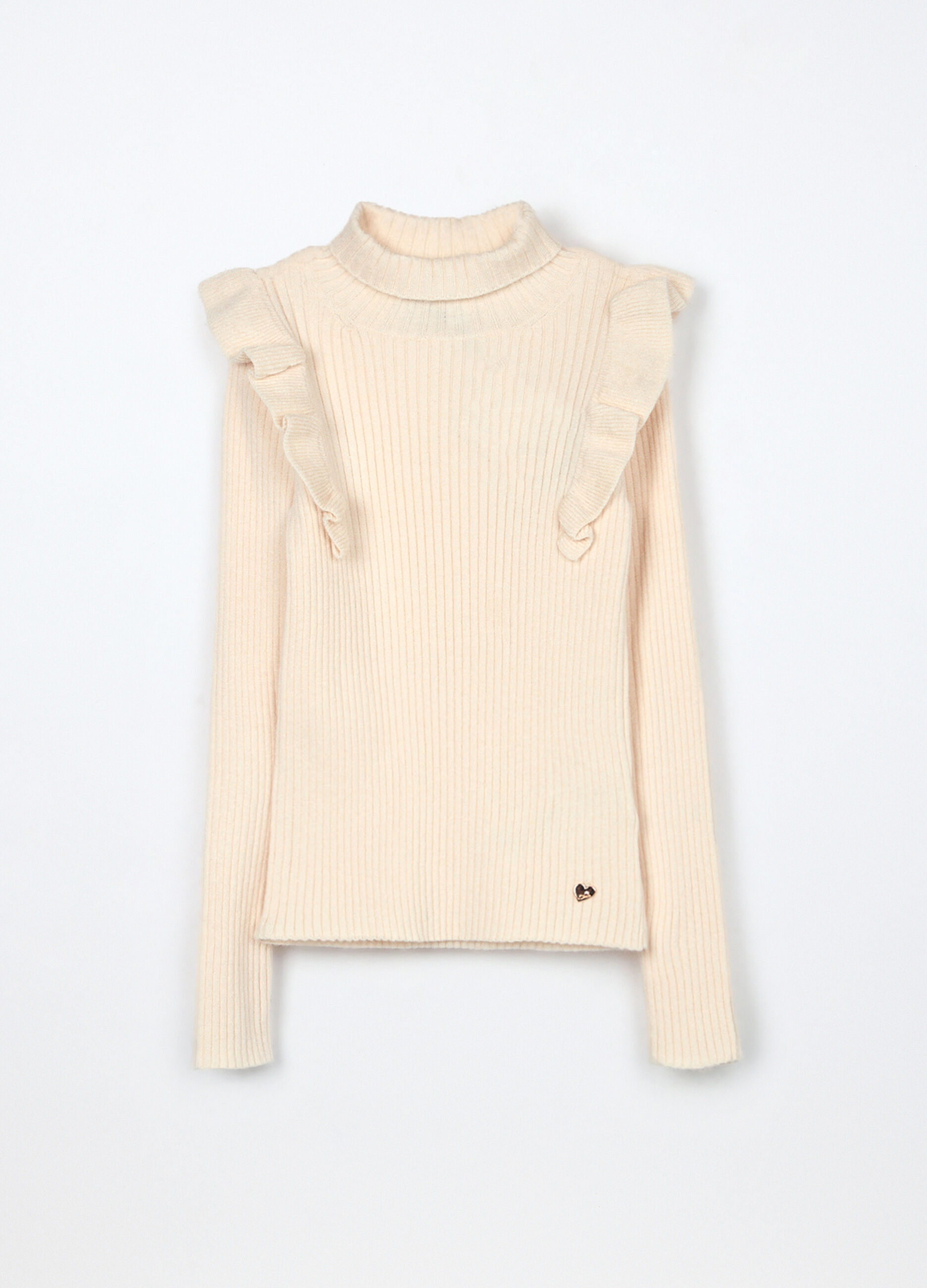 Tricot in costina misto viscosa bambina_0
