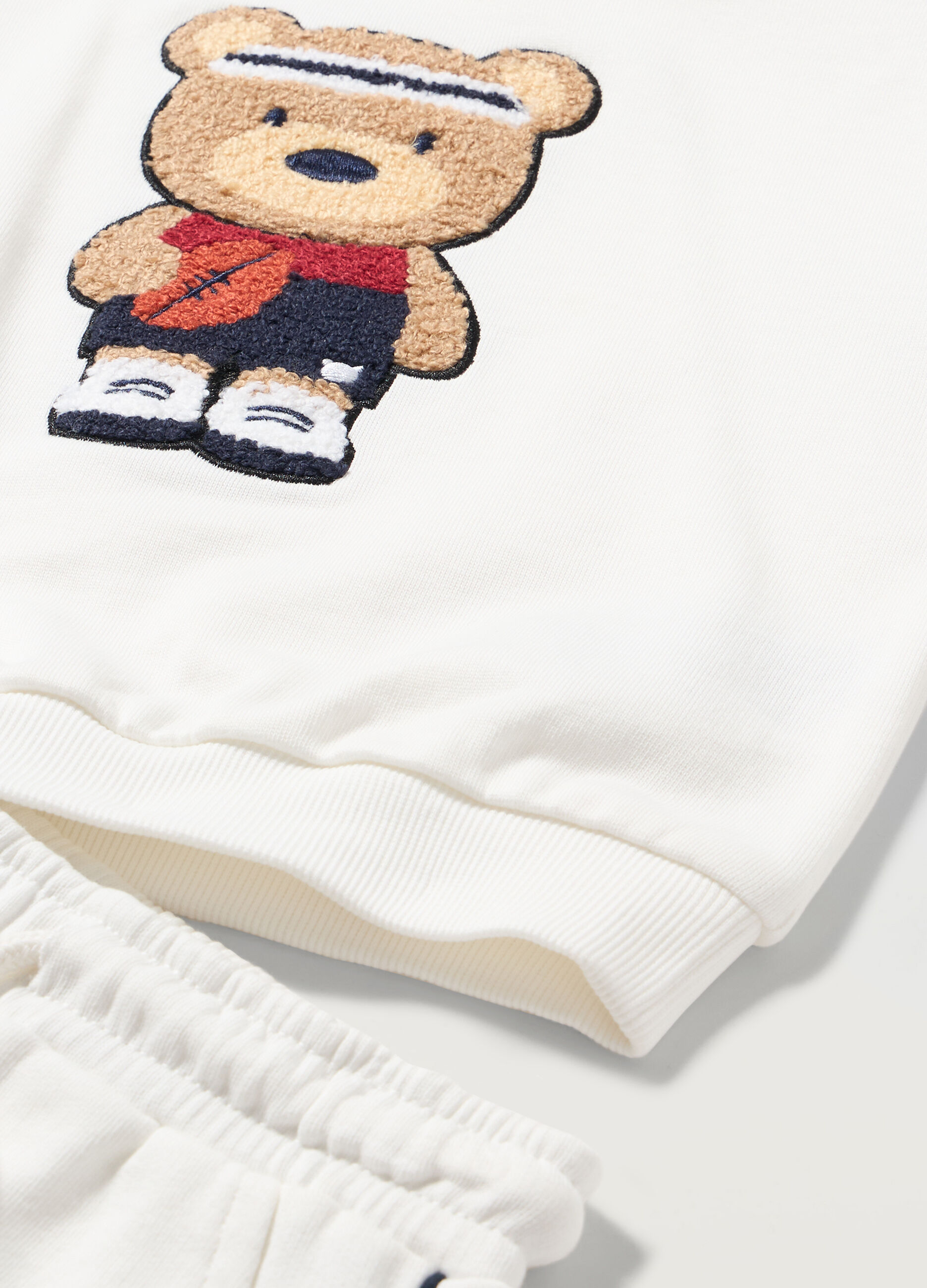 Jogging set in puro cotone neonato_1