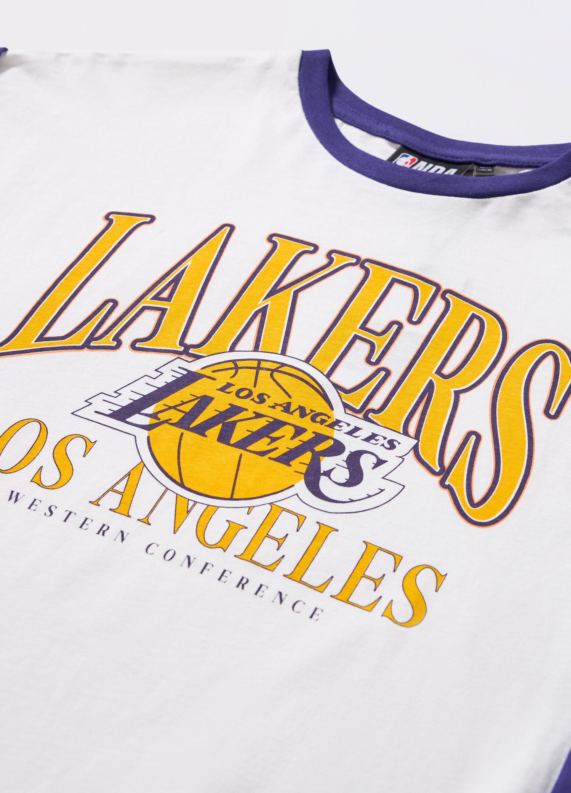 Camicia da notte NBA in jersey di puro cotone ragazza_1