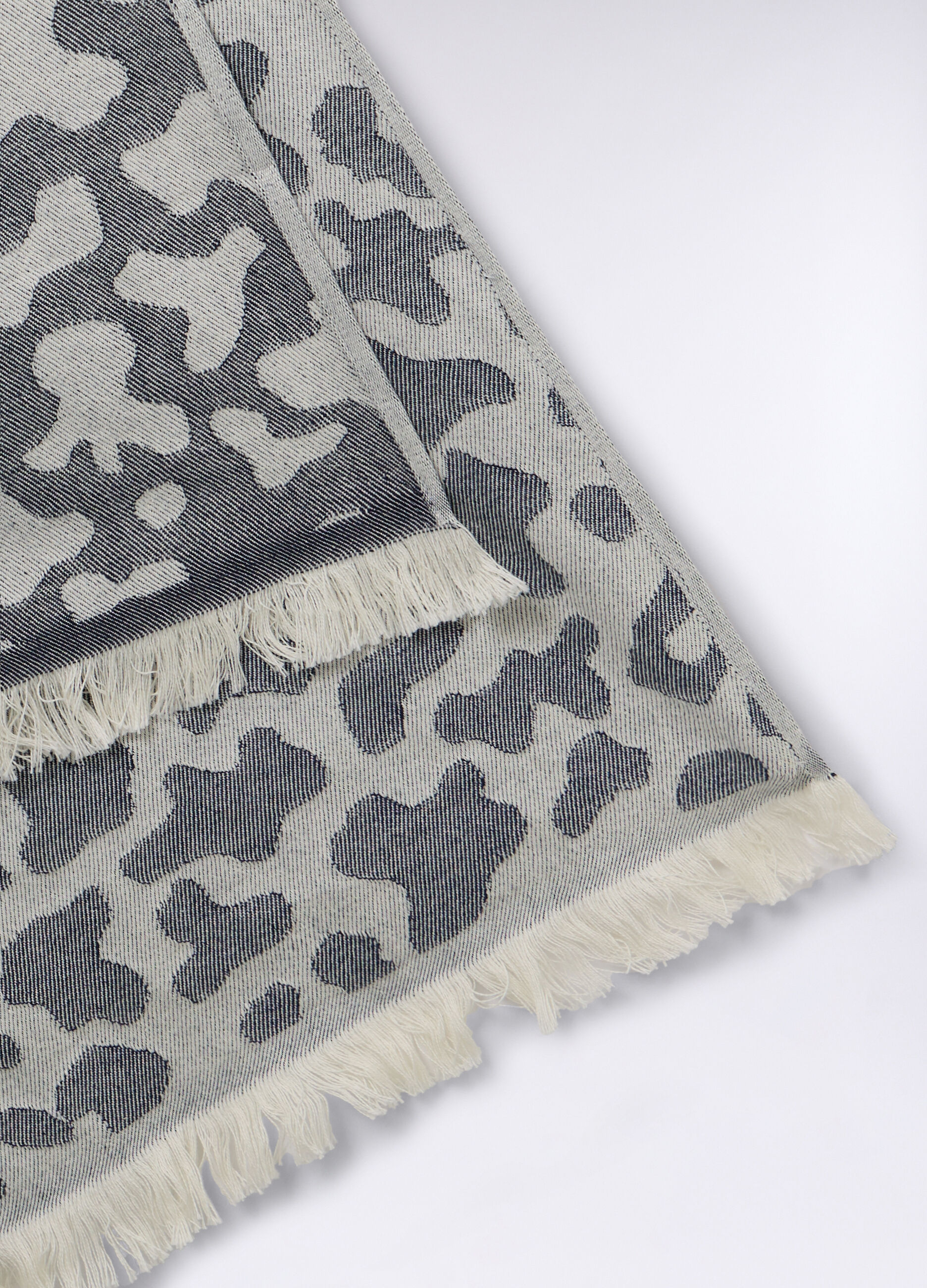 Telo mare in twill di puro cotone donna