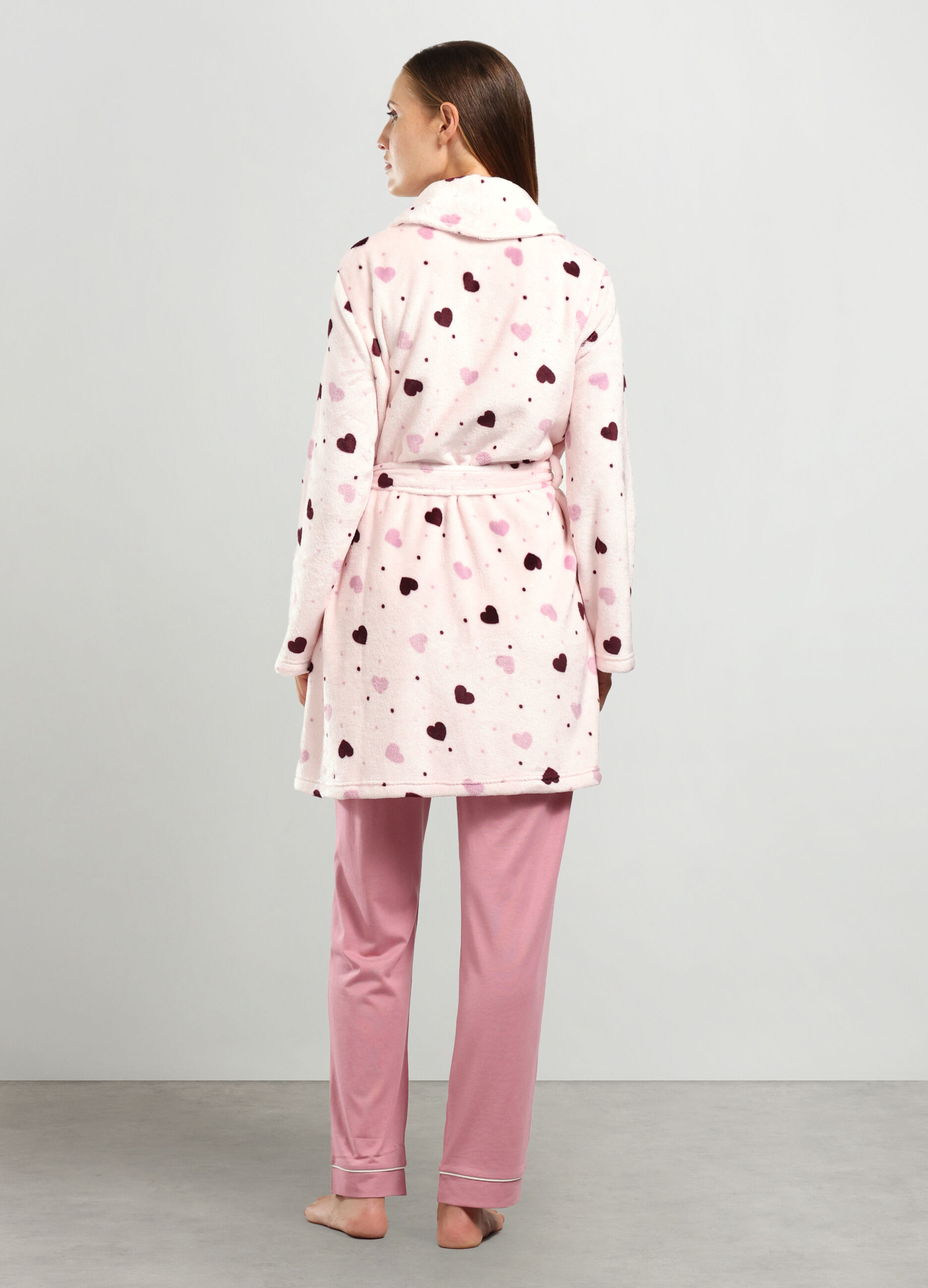 Vestaglia in coral fleece donna_1