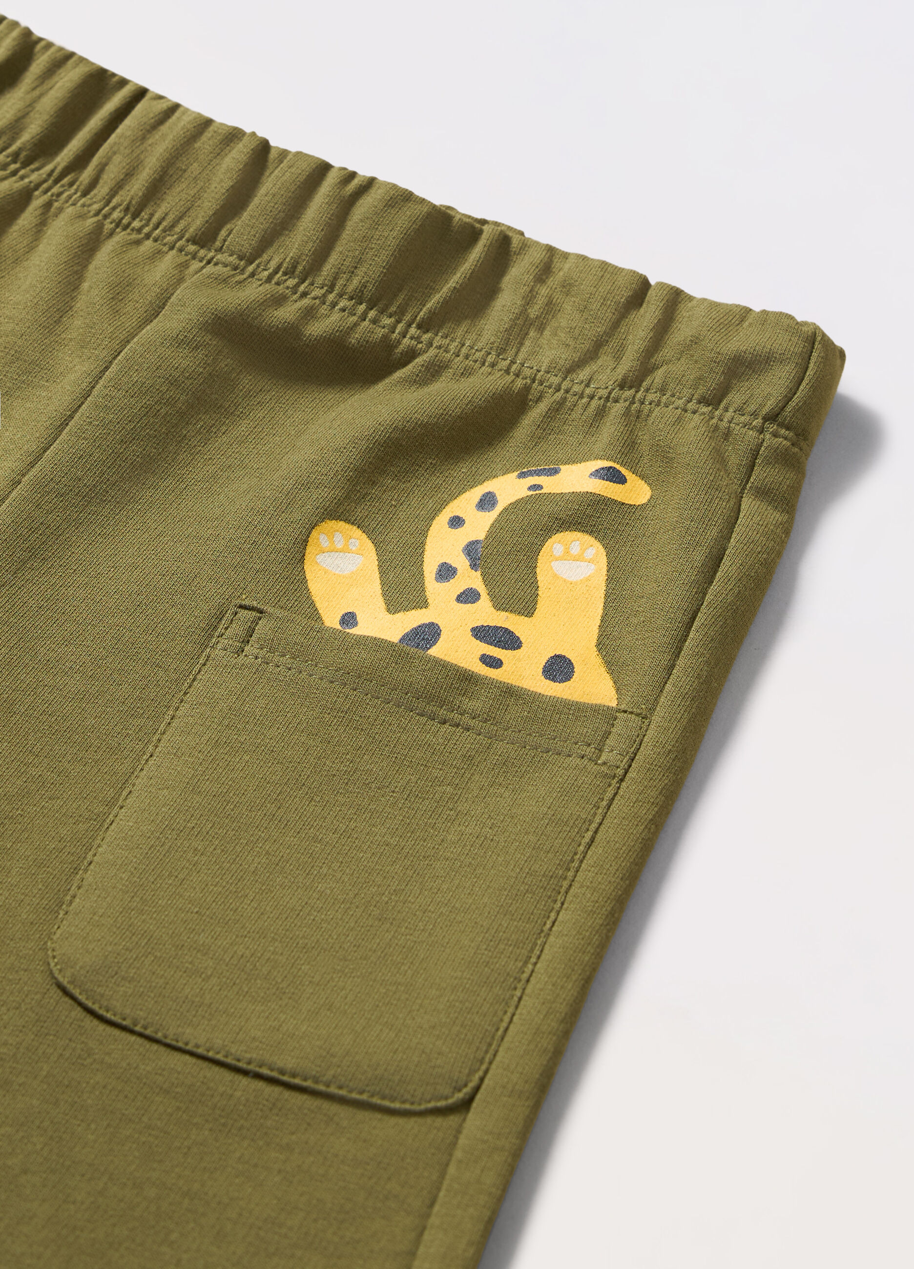 Shorts in french terry di puro cotone neonato_1