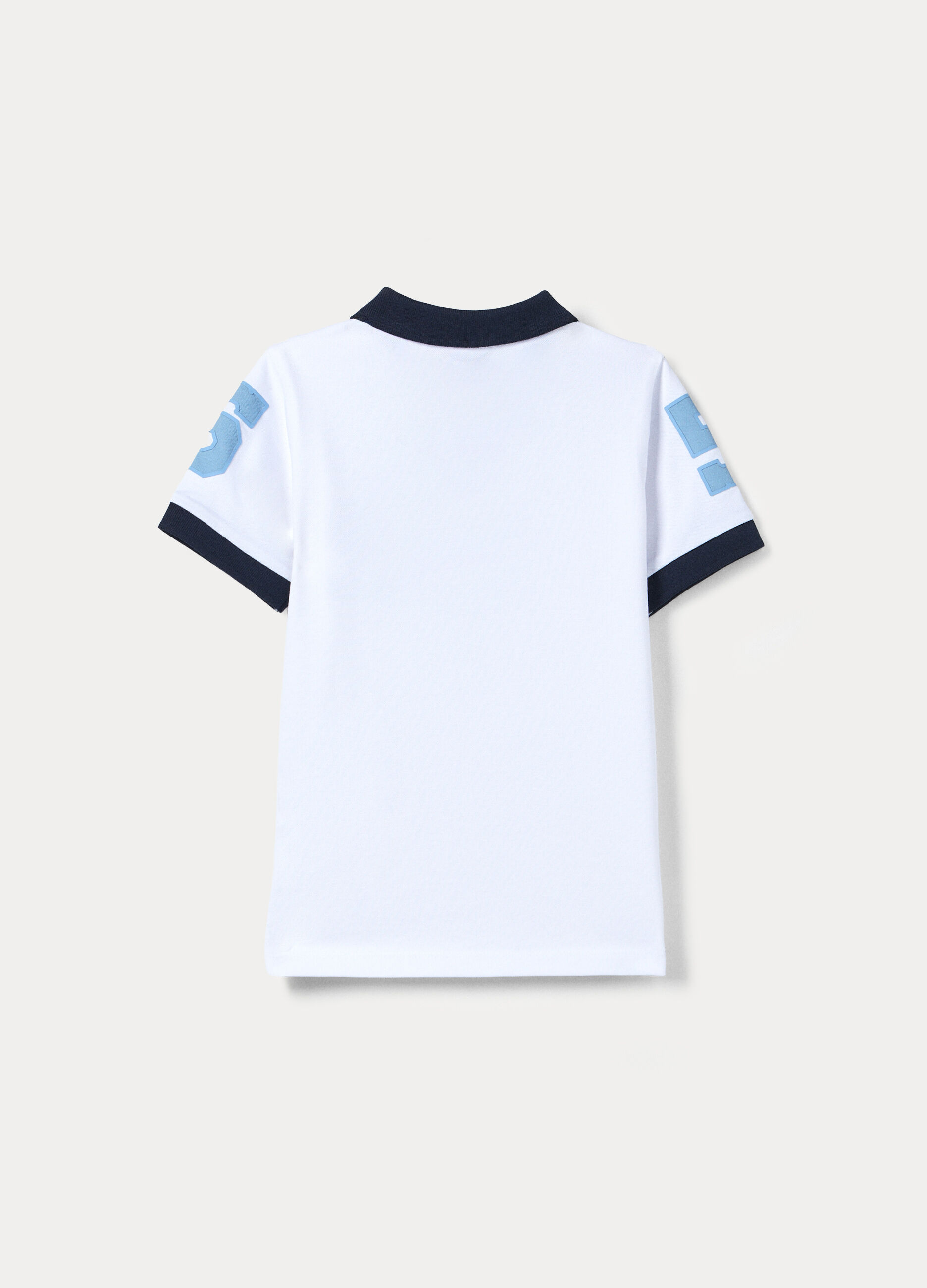 Polo in cotone stretch piquet bambino_1