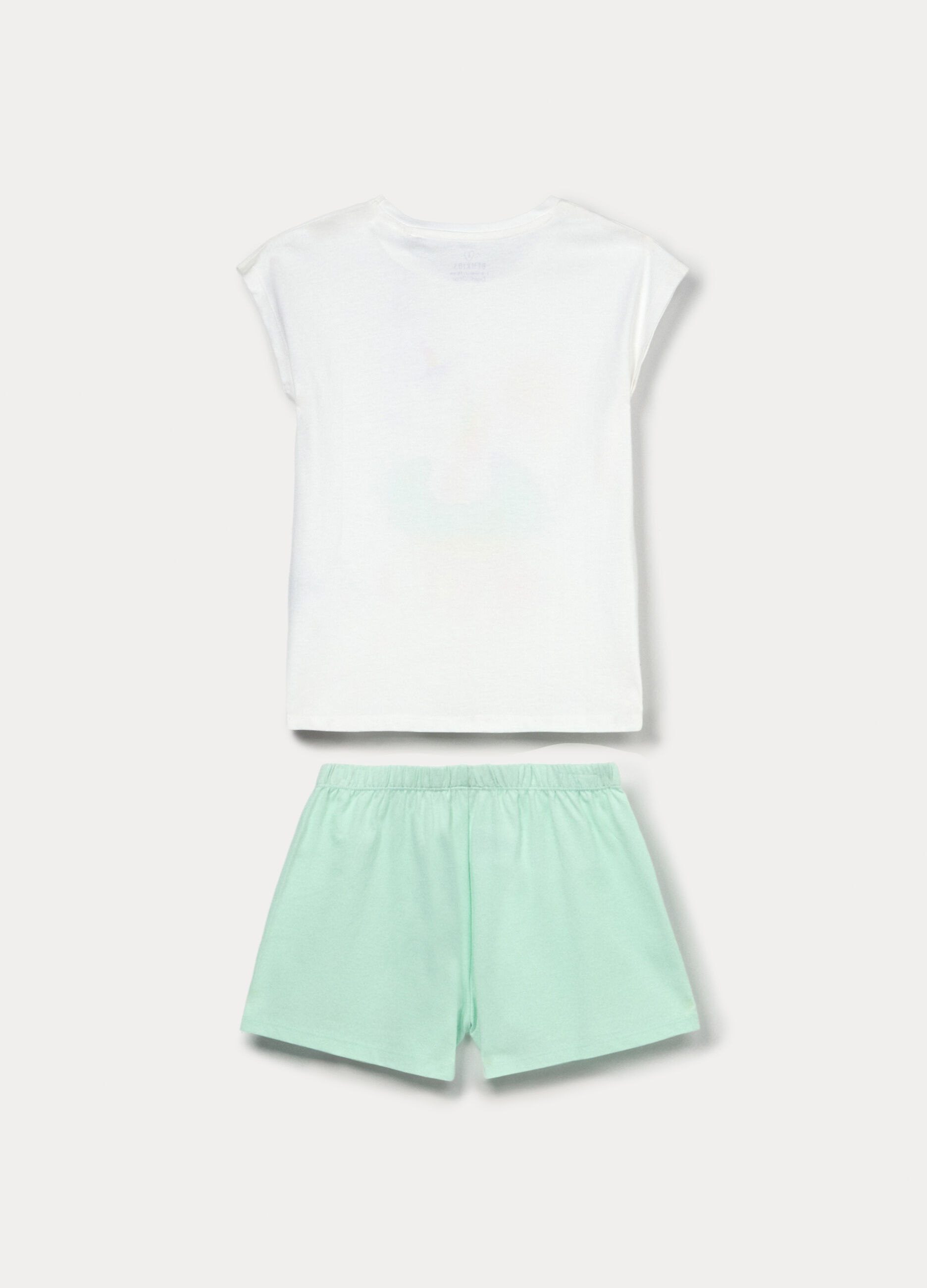Set pigiama corto in jersey di puro cotone _1