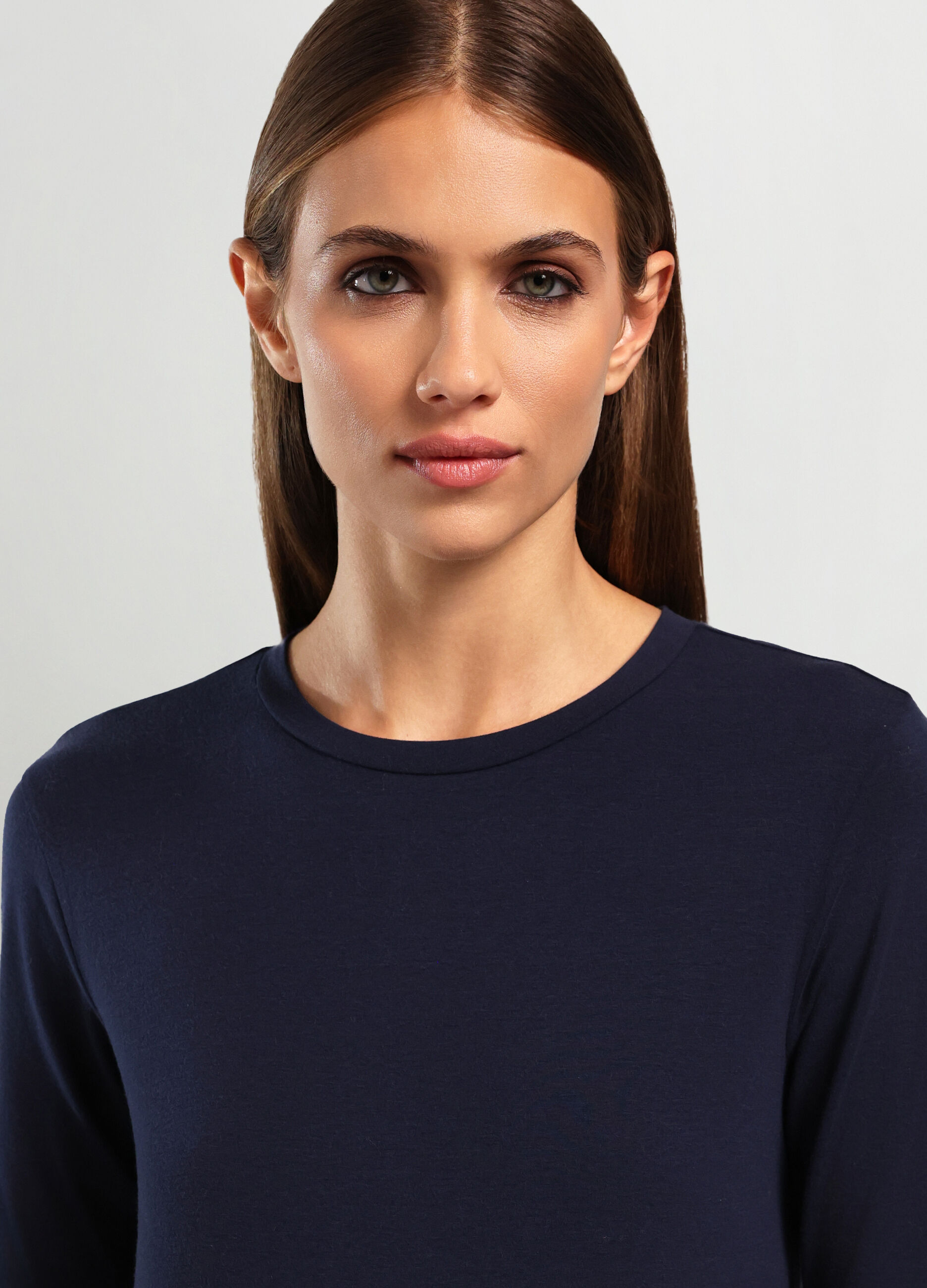 T-shirt in misto lyocell donna_2