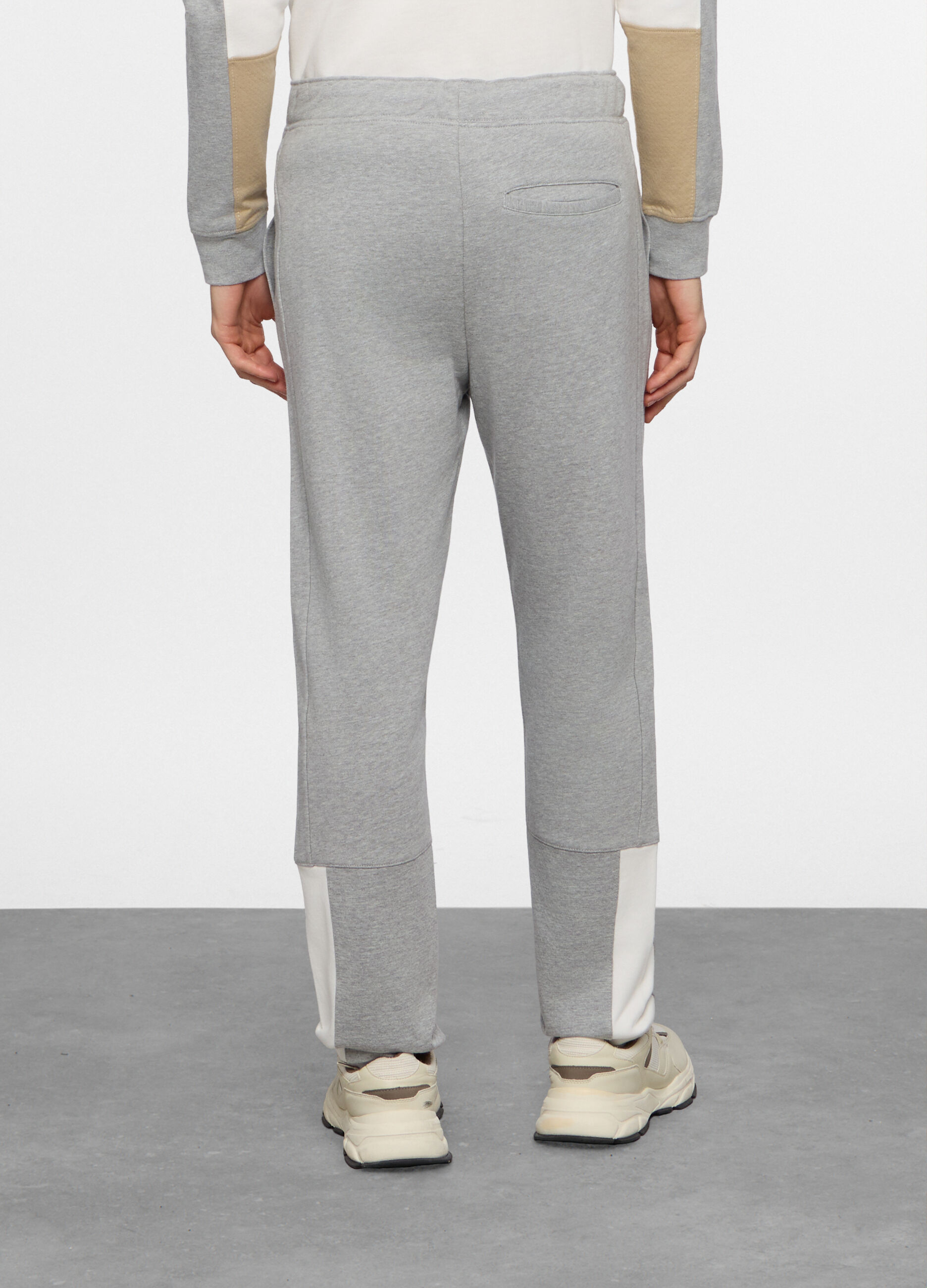 Jogger in felpa di cotone uomo_1