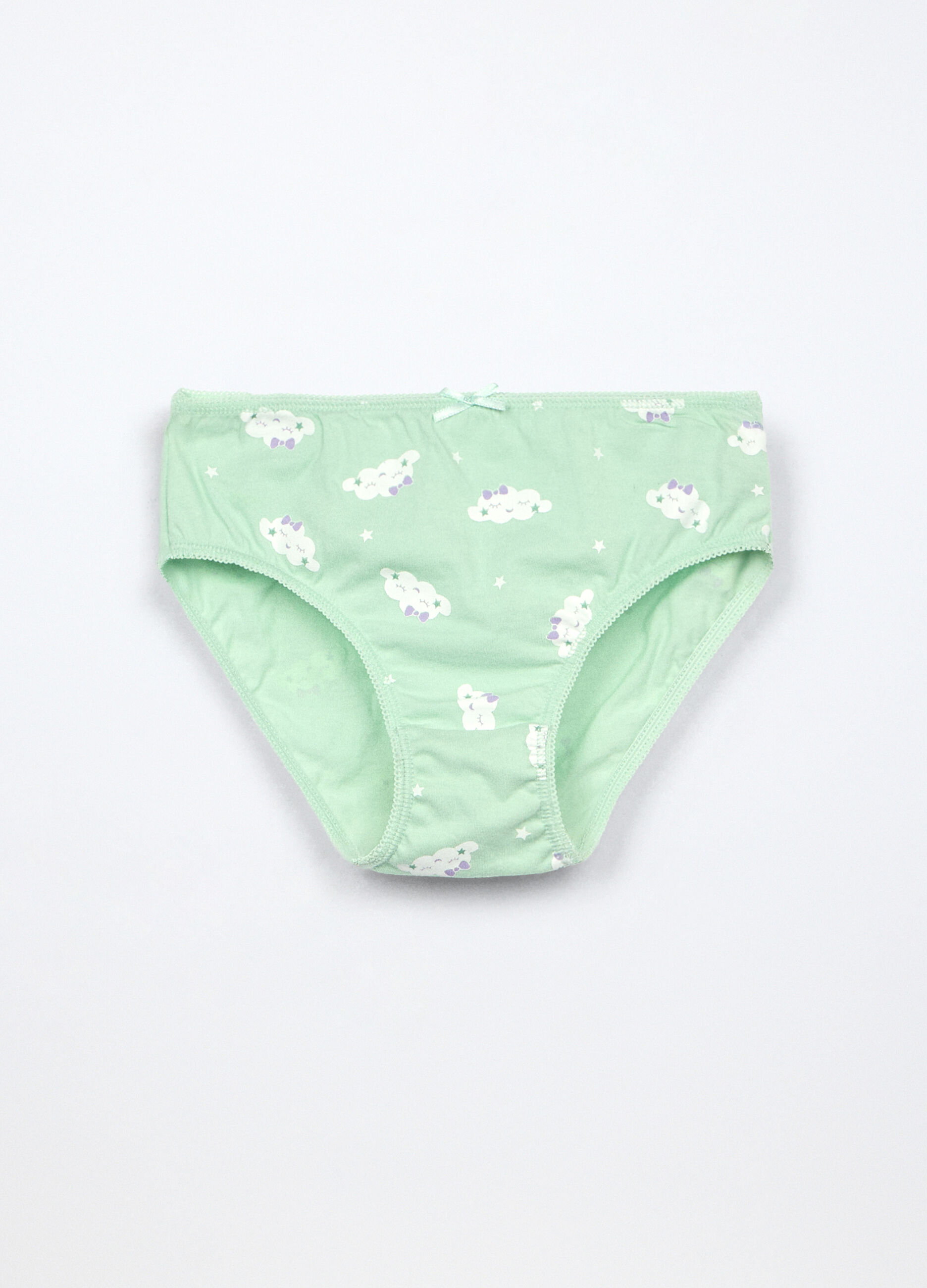 Pack 7 slip in jersey di puro cotone bambina_1