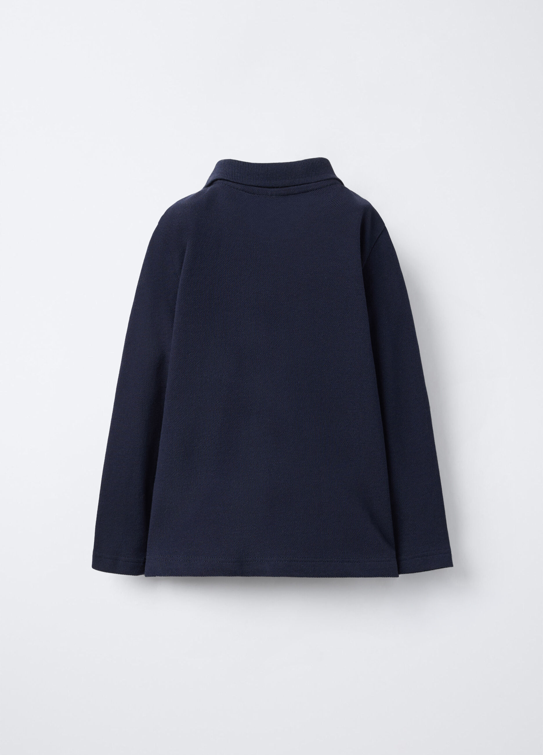 Polo in puro cotone Piquet bimbo_1