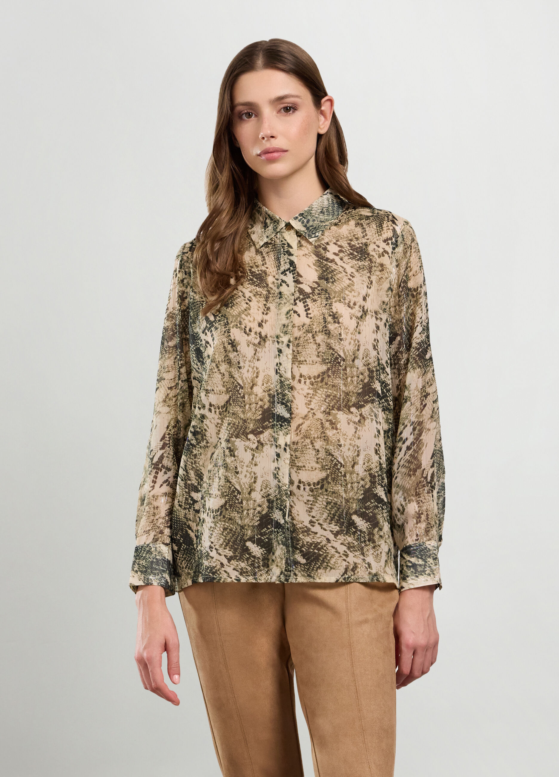 Camicia con stampa donna_0
