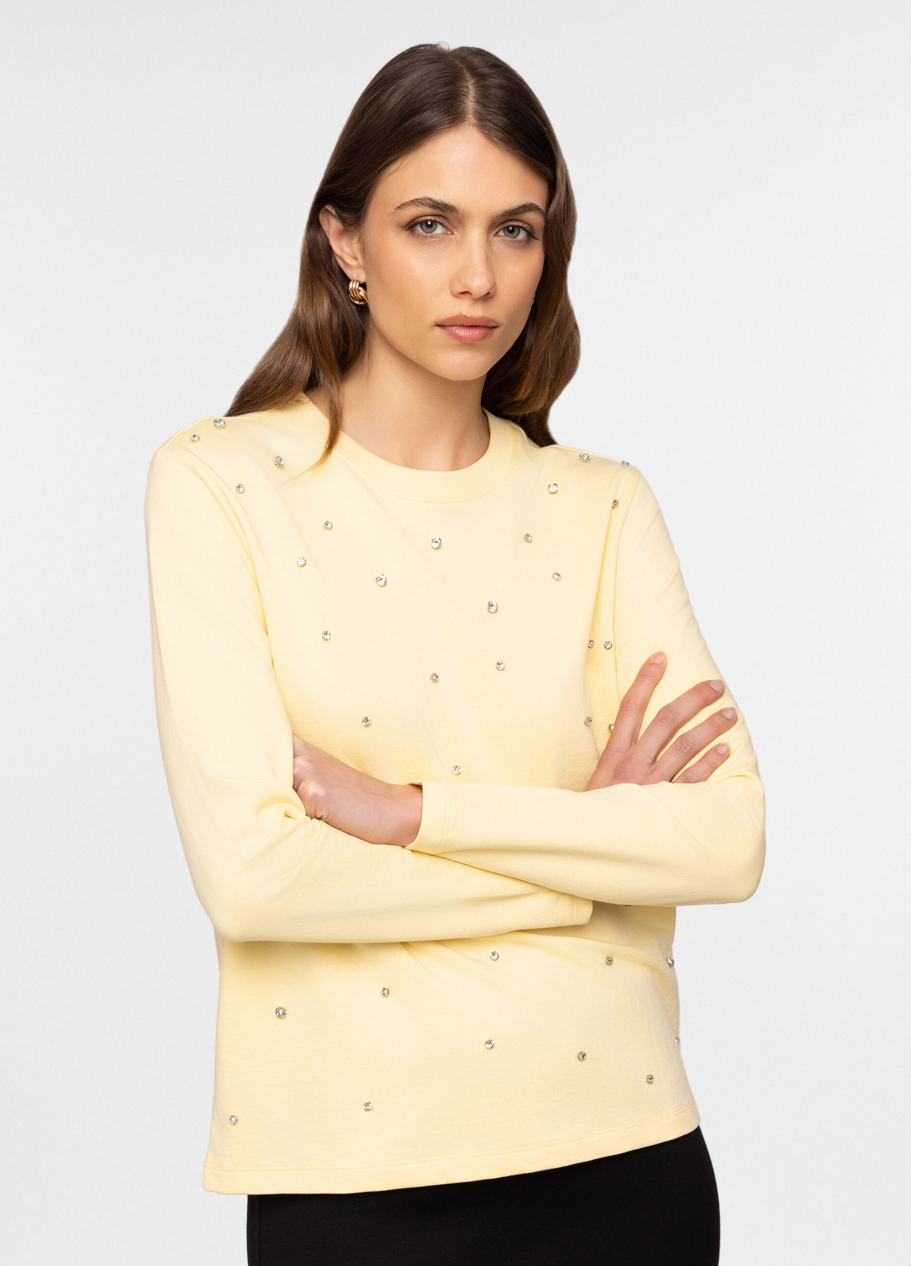 T-shirt girocollo donna _0