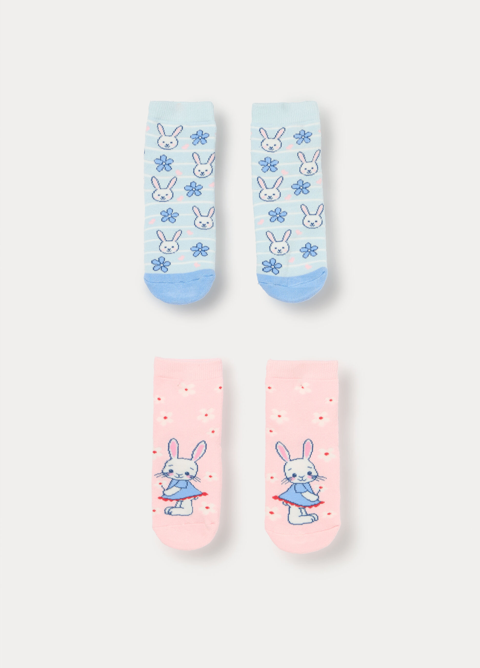 Pack 2 calze antiscivolo in spugna _0