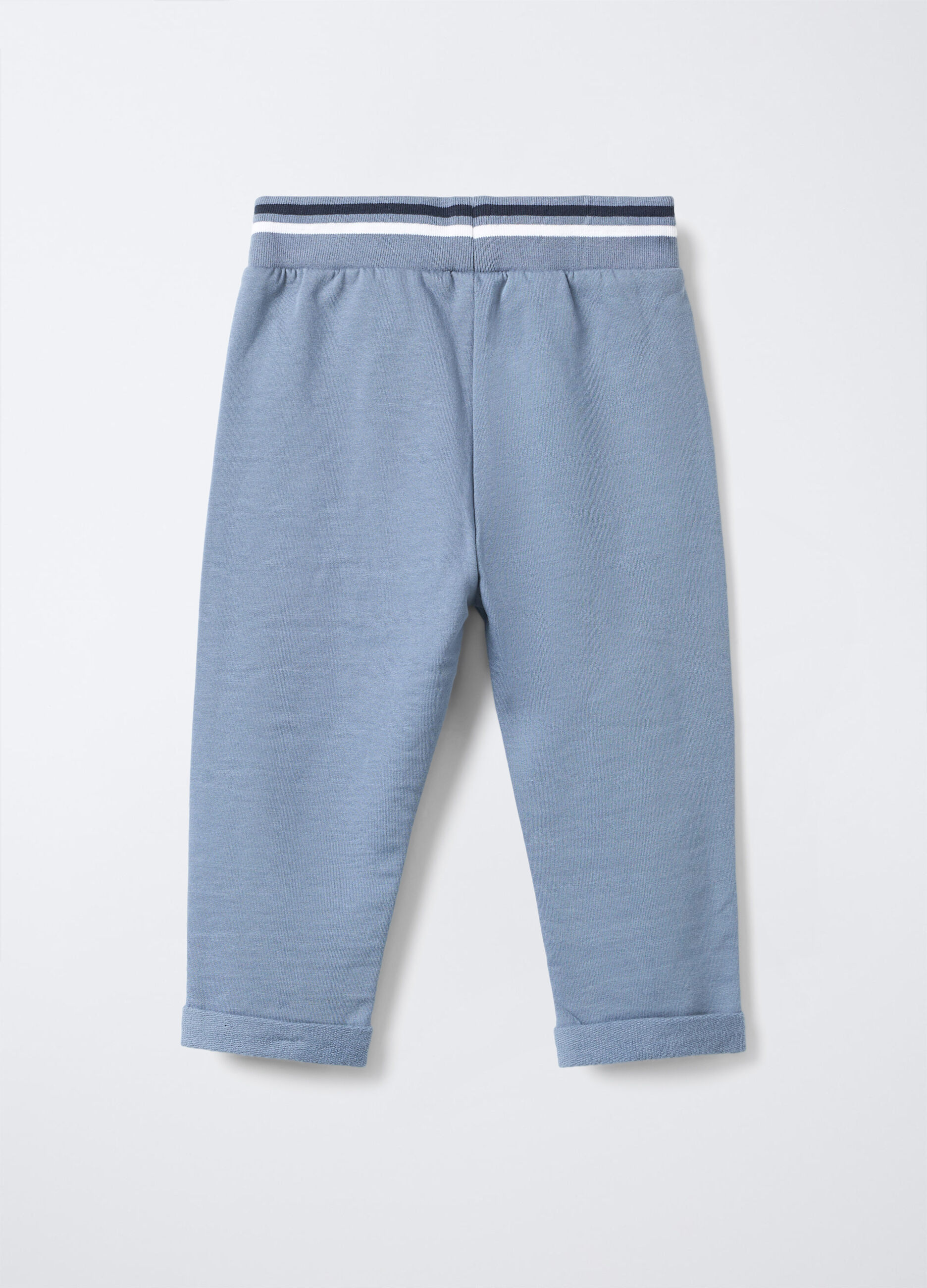 Jogger in puro cotone garzato Fit Regular bimbo_1