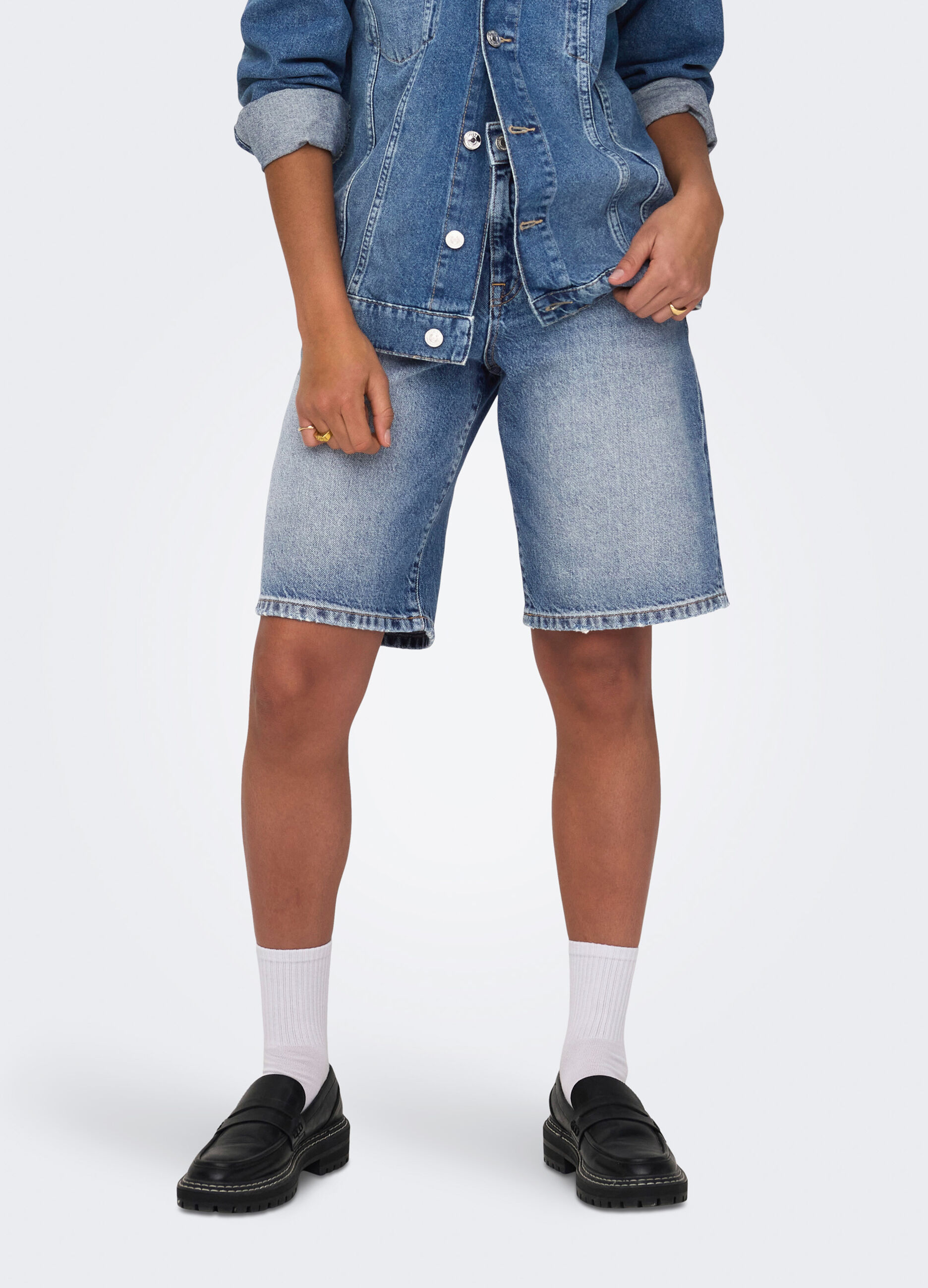 Shorts in denim donna_2