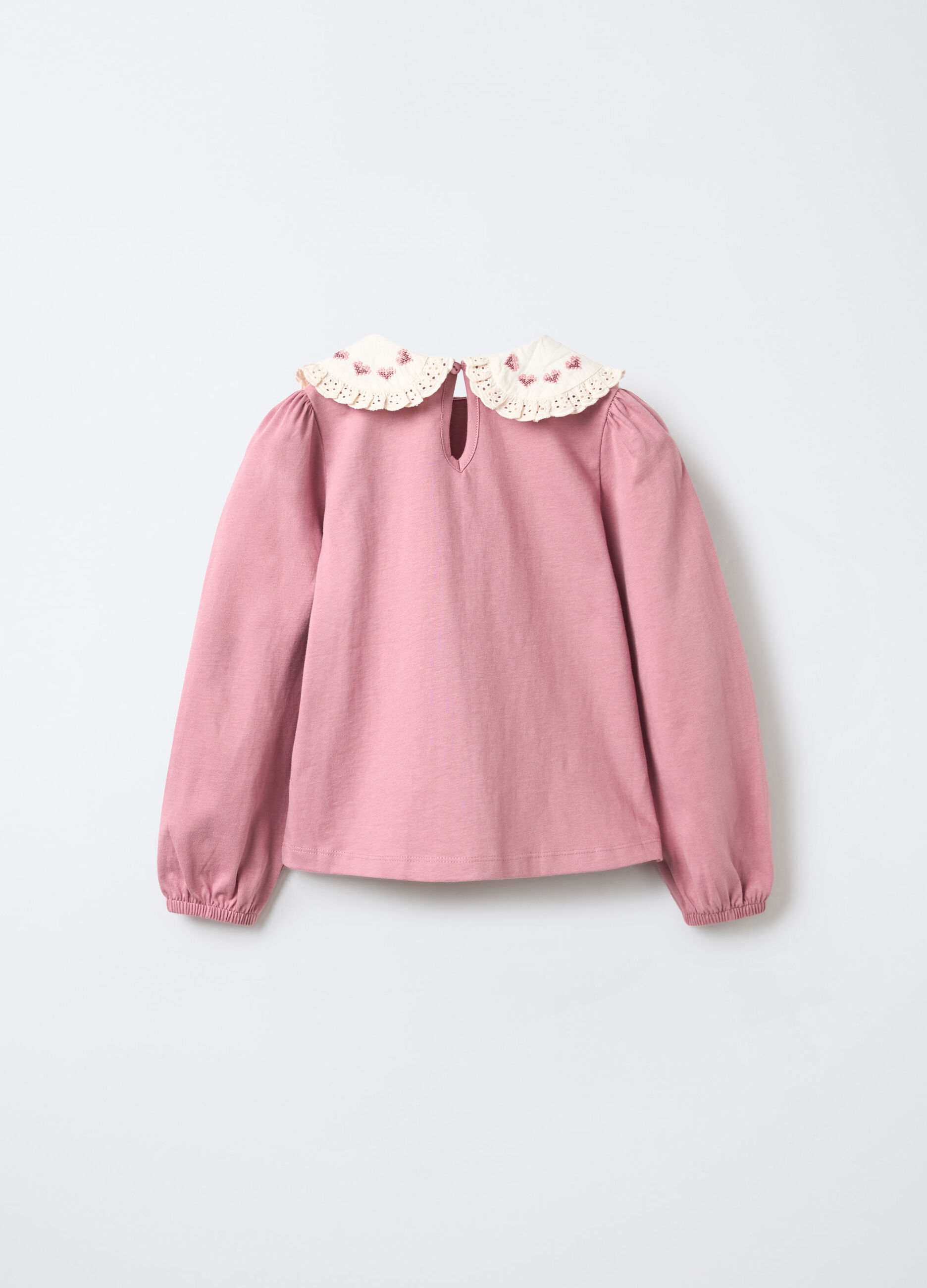T-shirt in jersey di puro cotone bambina_1