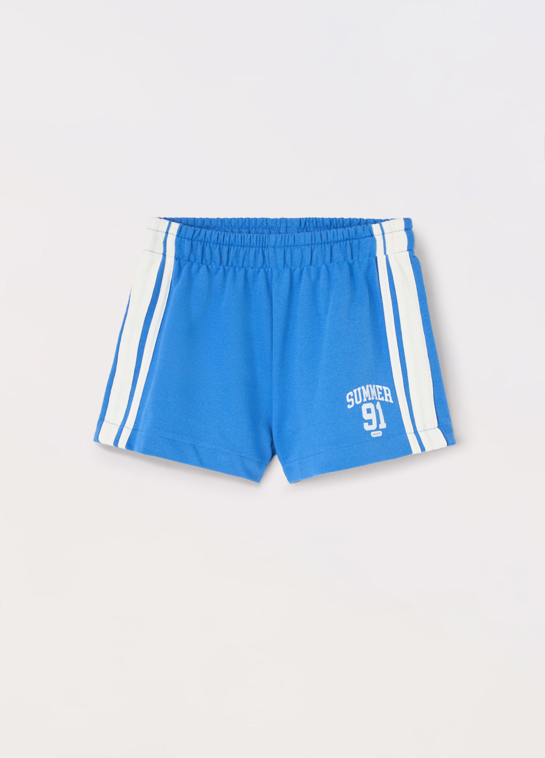Shorts in french terry di puro cotone ragazza_0