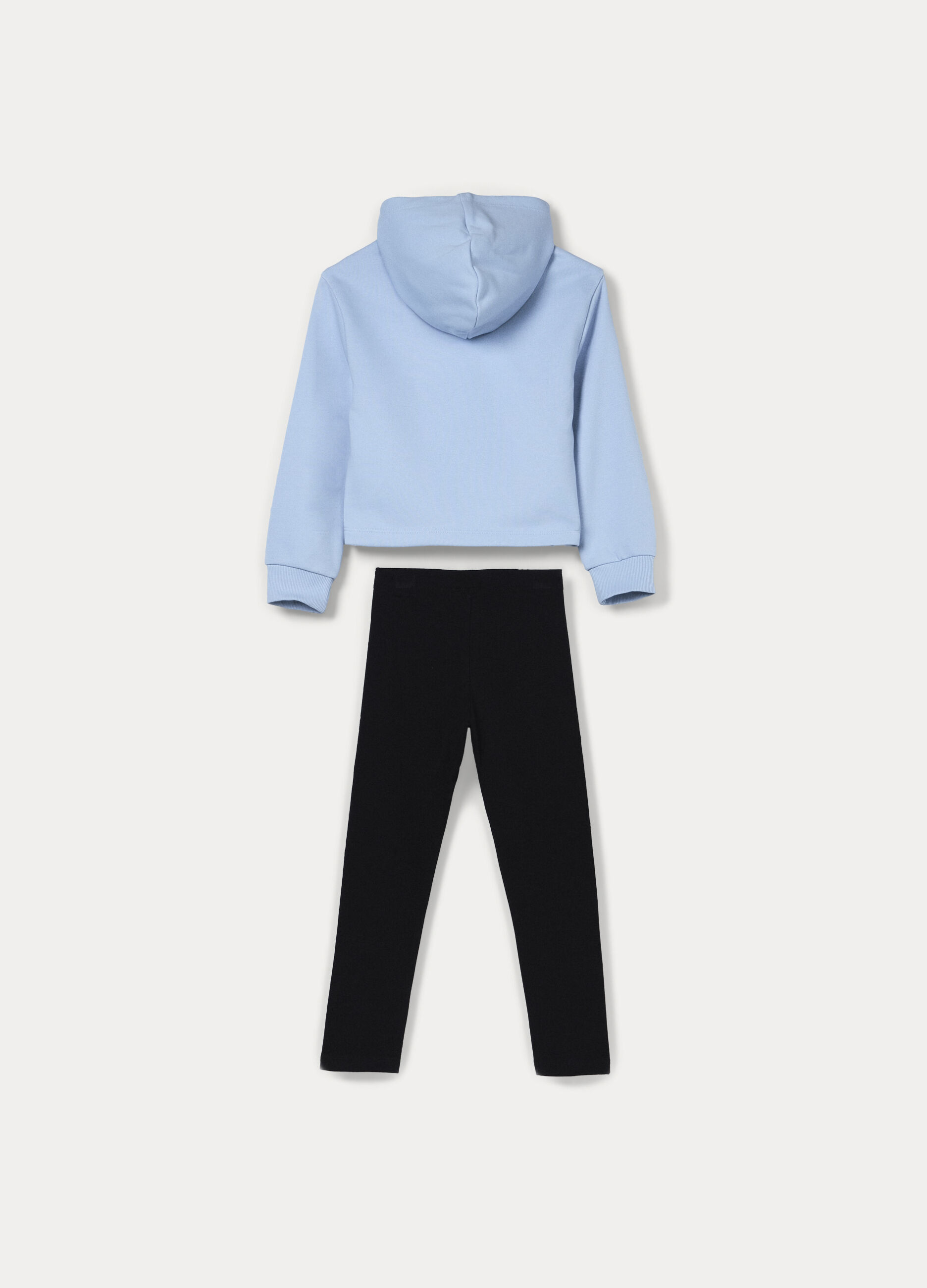Jogging set Disney in french terry di misto cotone bambina_1