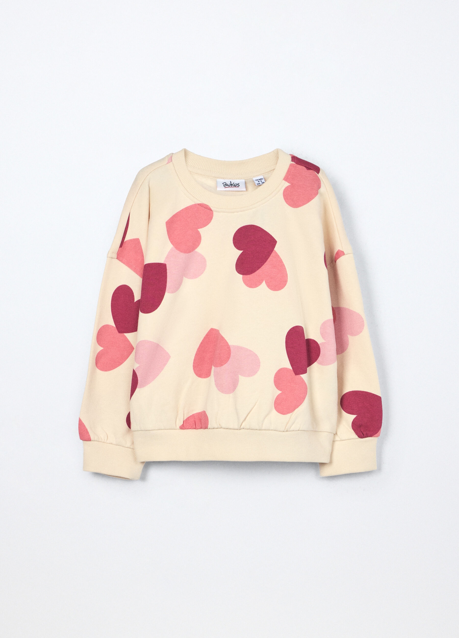 Felpa in puro cotone bambina_0