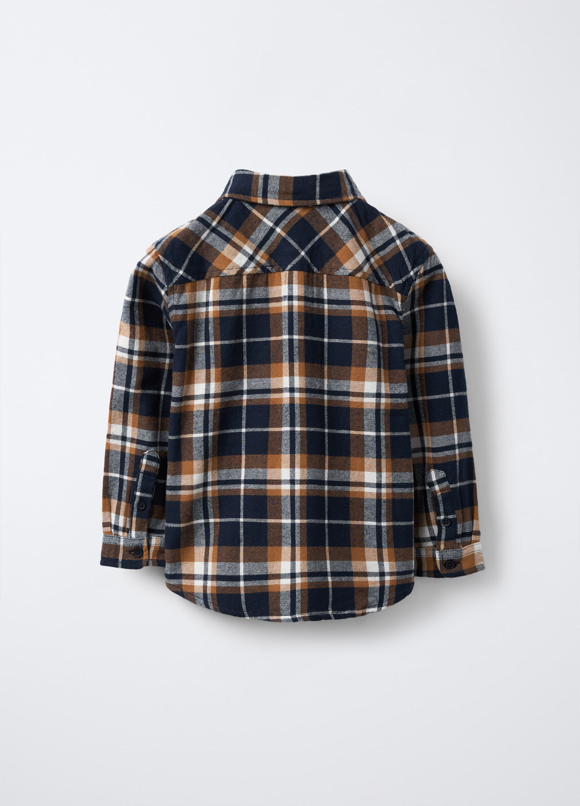 Camicia in flanella di puro cotone Fit Regular bambino_1