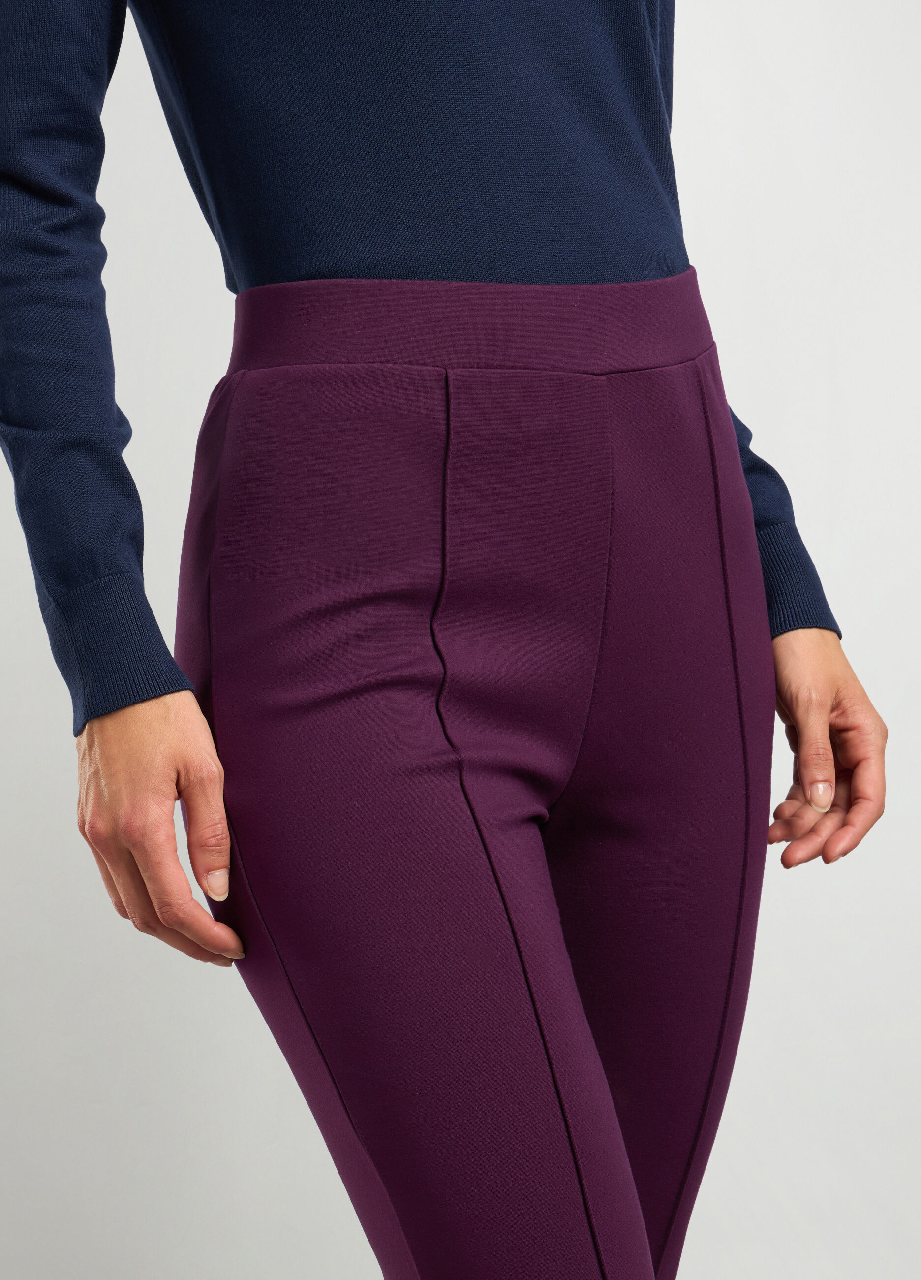 Leggings in punto Milano donna_2