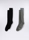 Pack 2 calze lunghe in cotone stretch donna_0