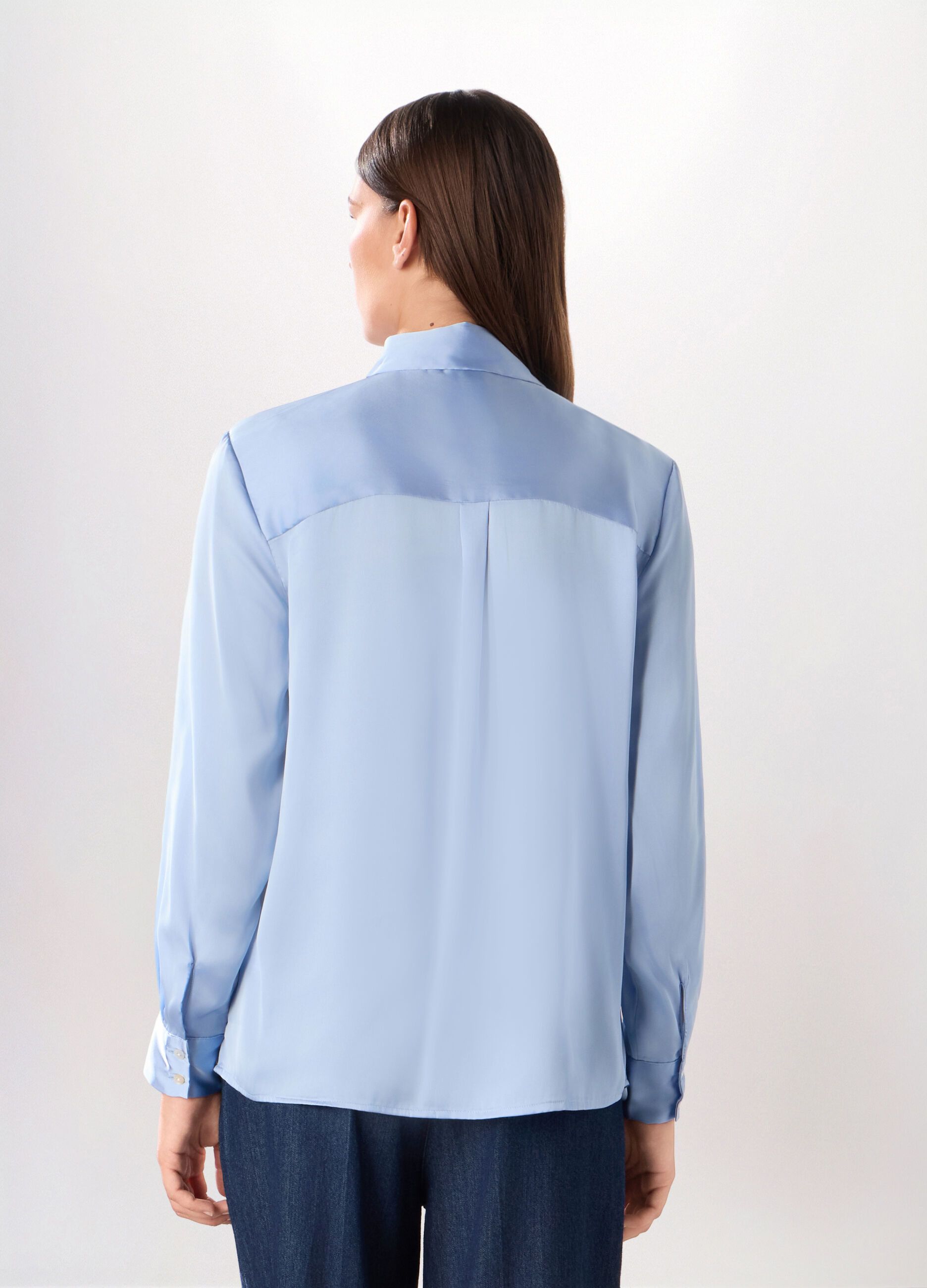 Camicia in raso donna_1
