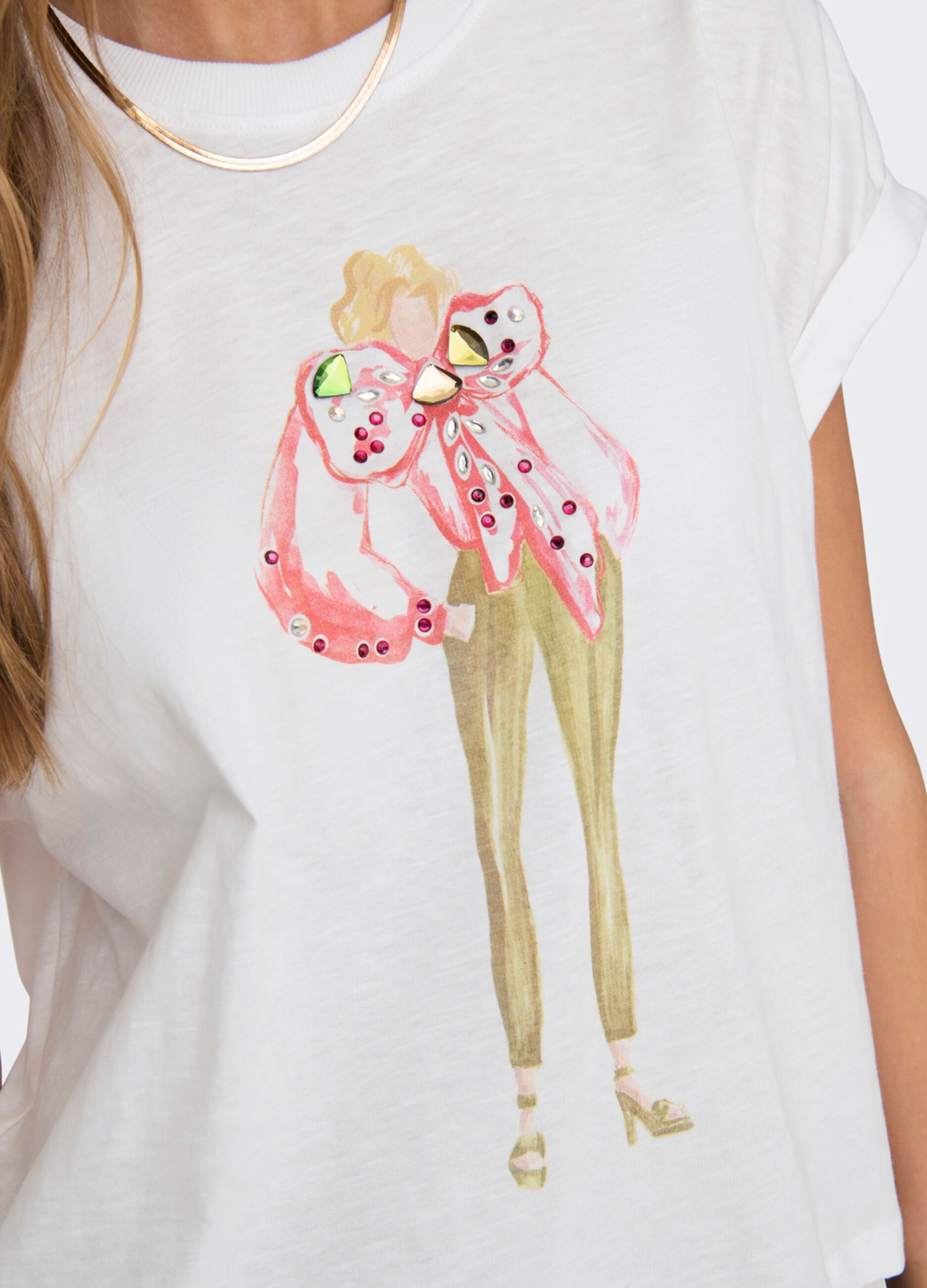T-shirt con stampa donna_4