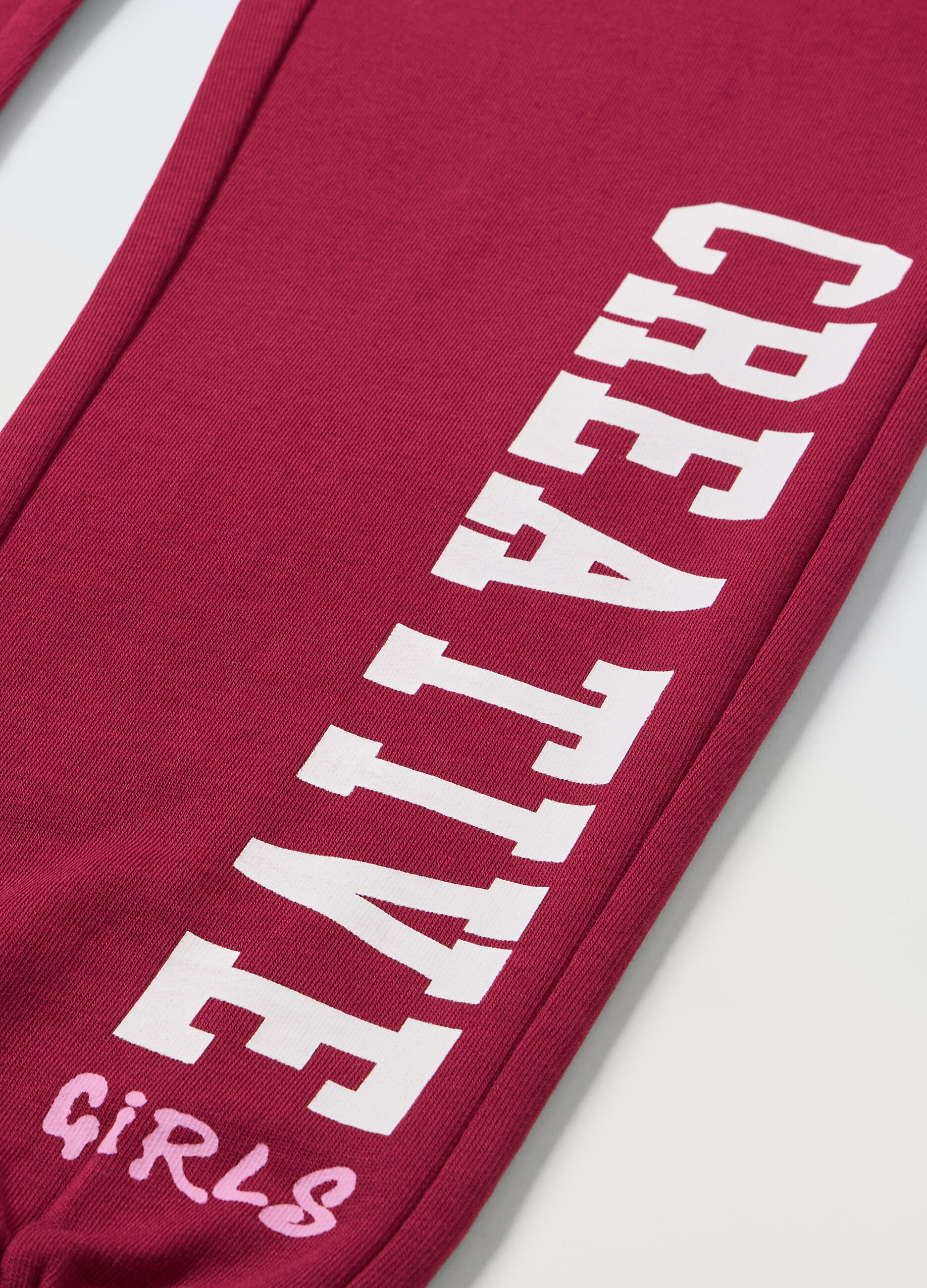 Jogger in puro cotone ragazza_1