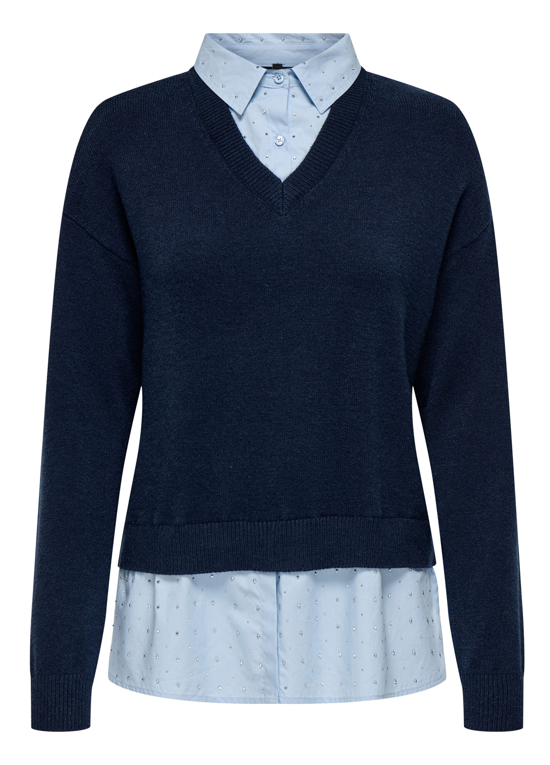 Tricot con scollo a V donna_0