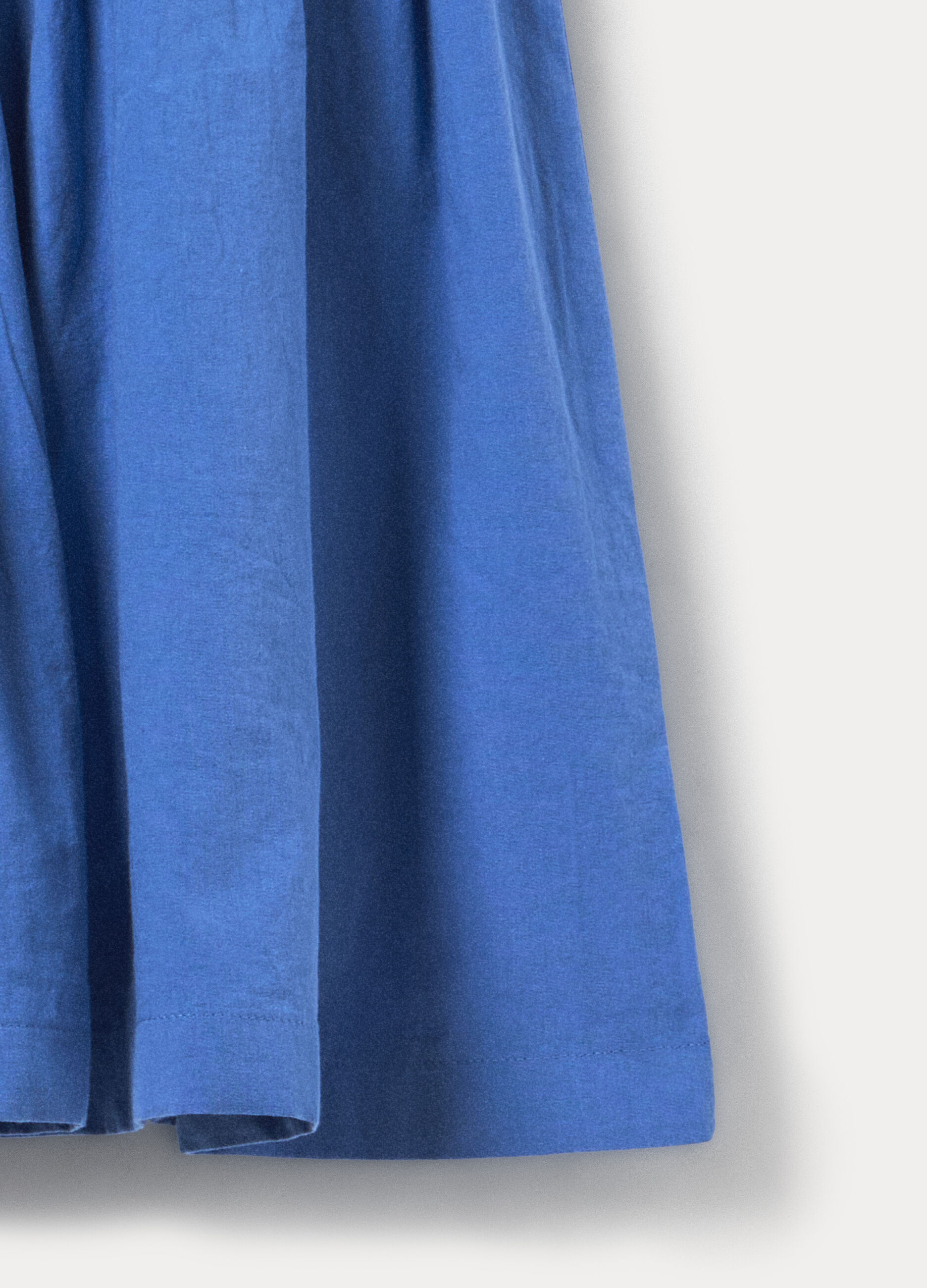 Vestito in costina di cotone stretch bambina_2