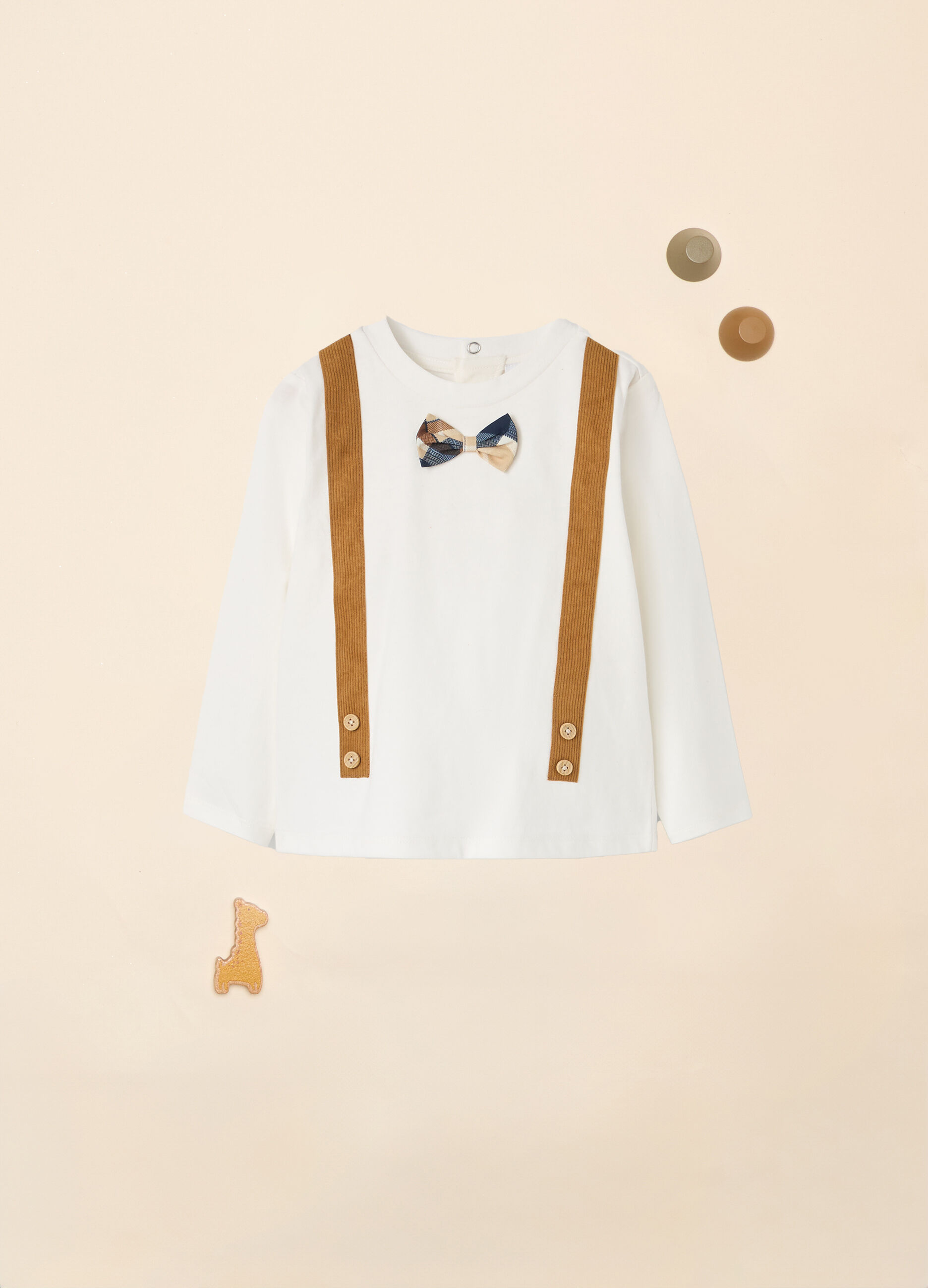 T-shirt in jersey di cotone_0