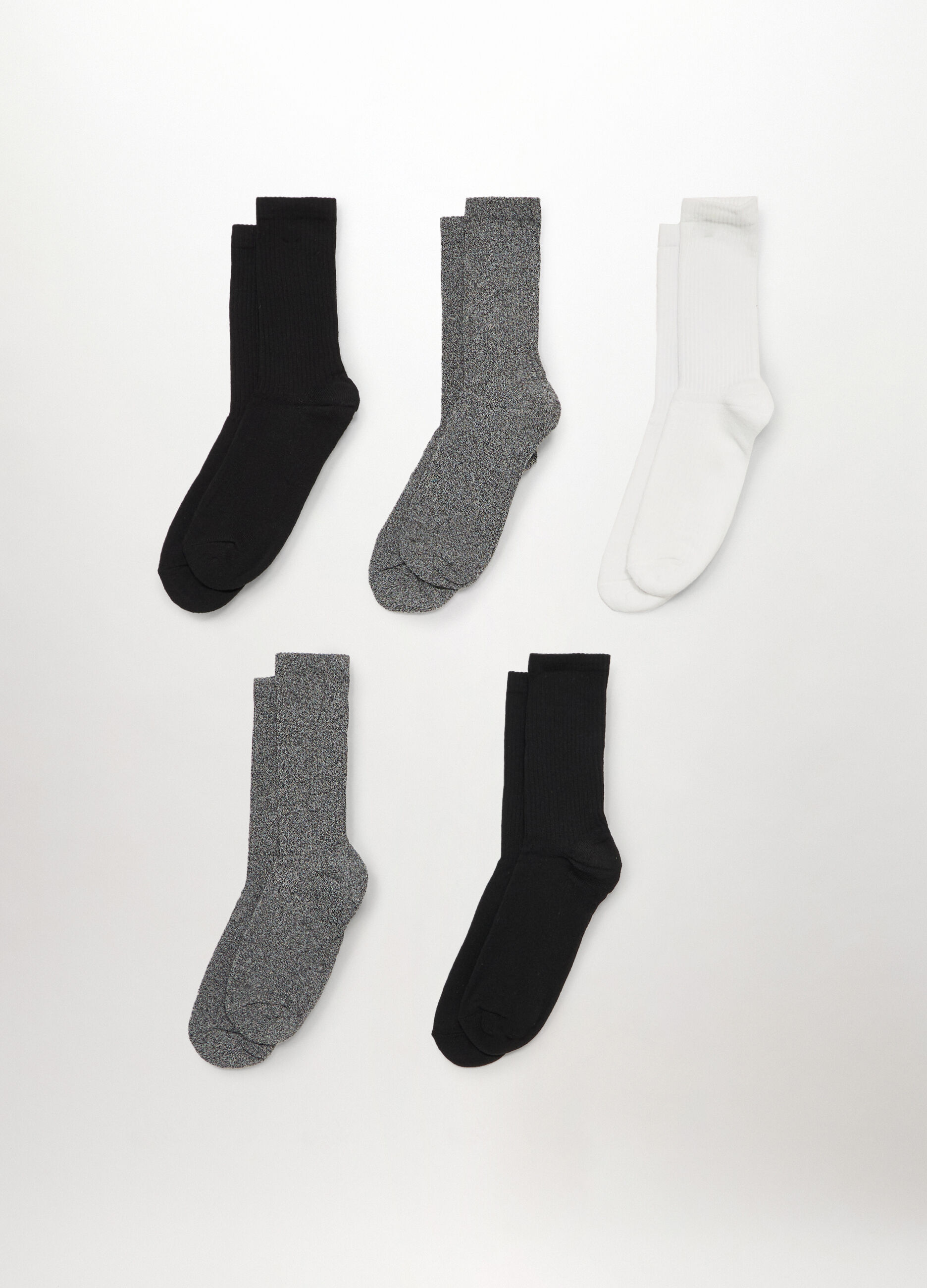 5 pack calzini tennis in misto cotone uomo_0