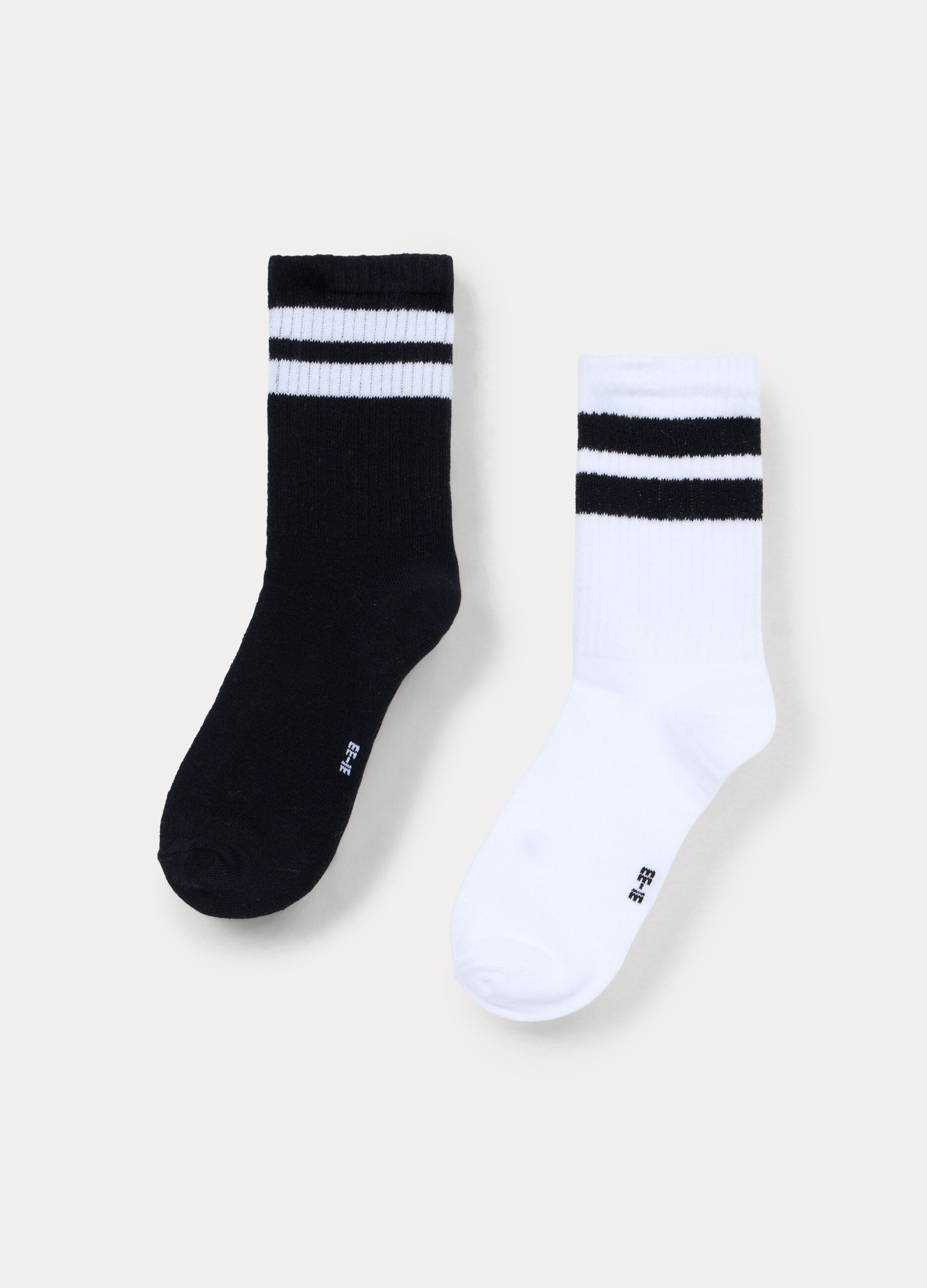 Pack 2 calze sportive in spugna misto cotone stretch _1