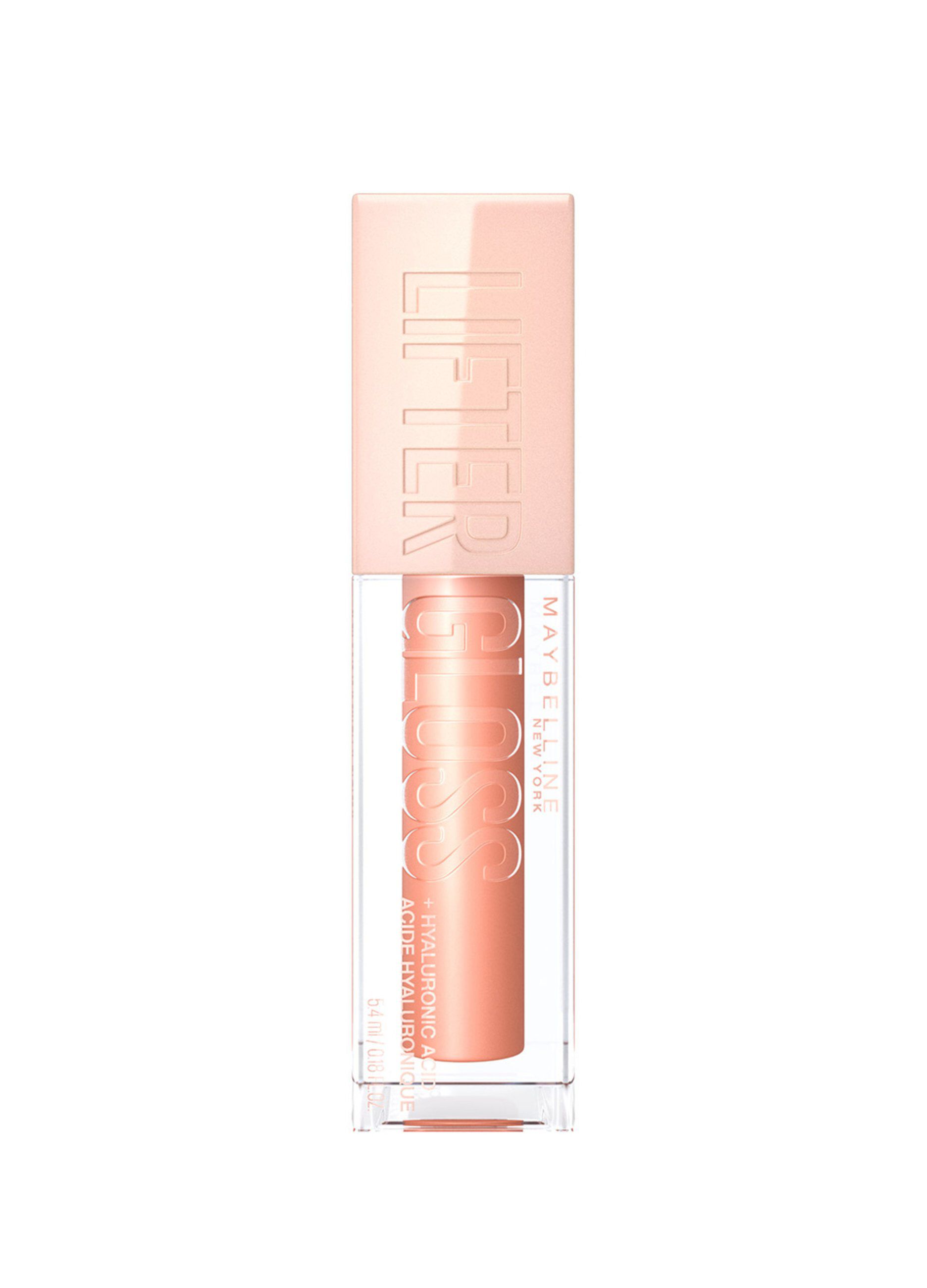 Maybelline New York Lifter Gloss, Lucidalabbra con acido ialuronico, Effetto rimpolpante e idratante, Amber (007), 5,4 ml.