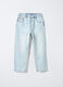 Jogger in denim misto viscosa Baggy Fit bambino_0