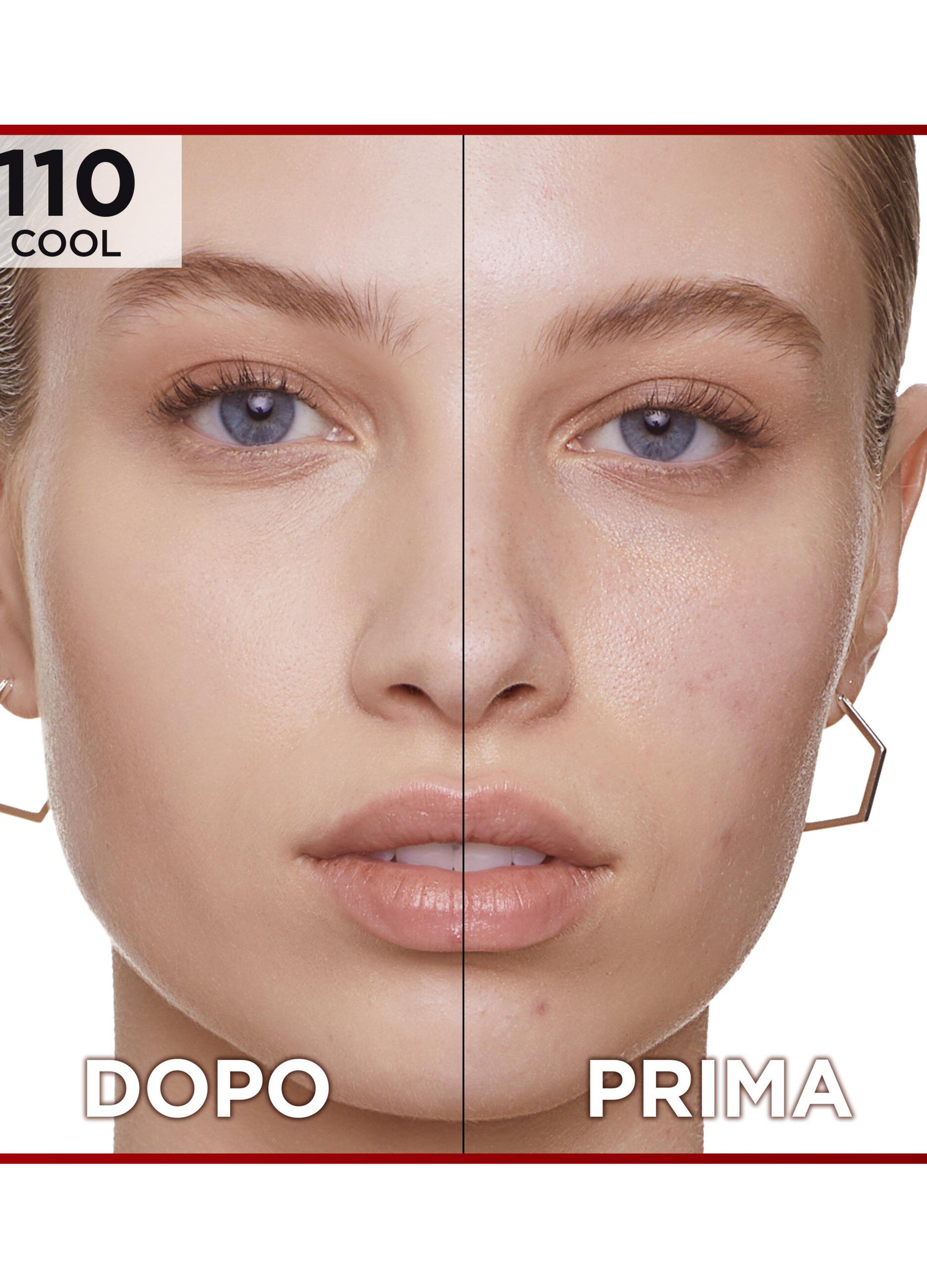 L'Oréal Paris Fondotinta Infaillible 32H Matte Cover, Make-Up dal Finish Matte Copertura Totale sulla Pelle, 110 Vanille Rosé, 30 ml.