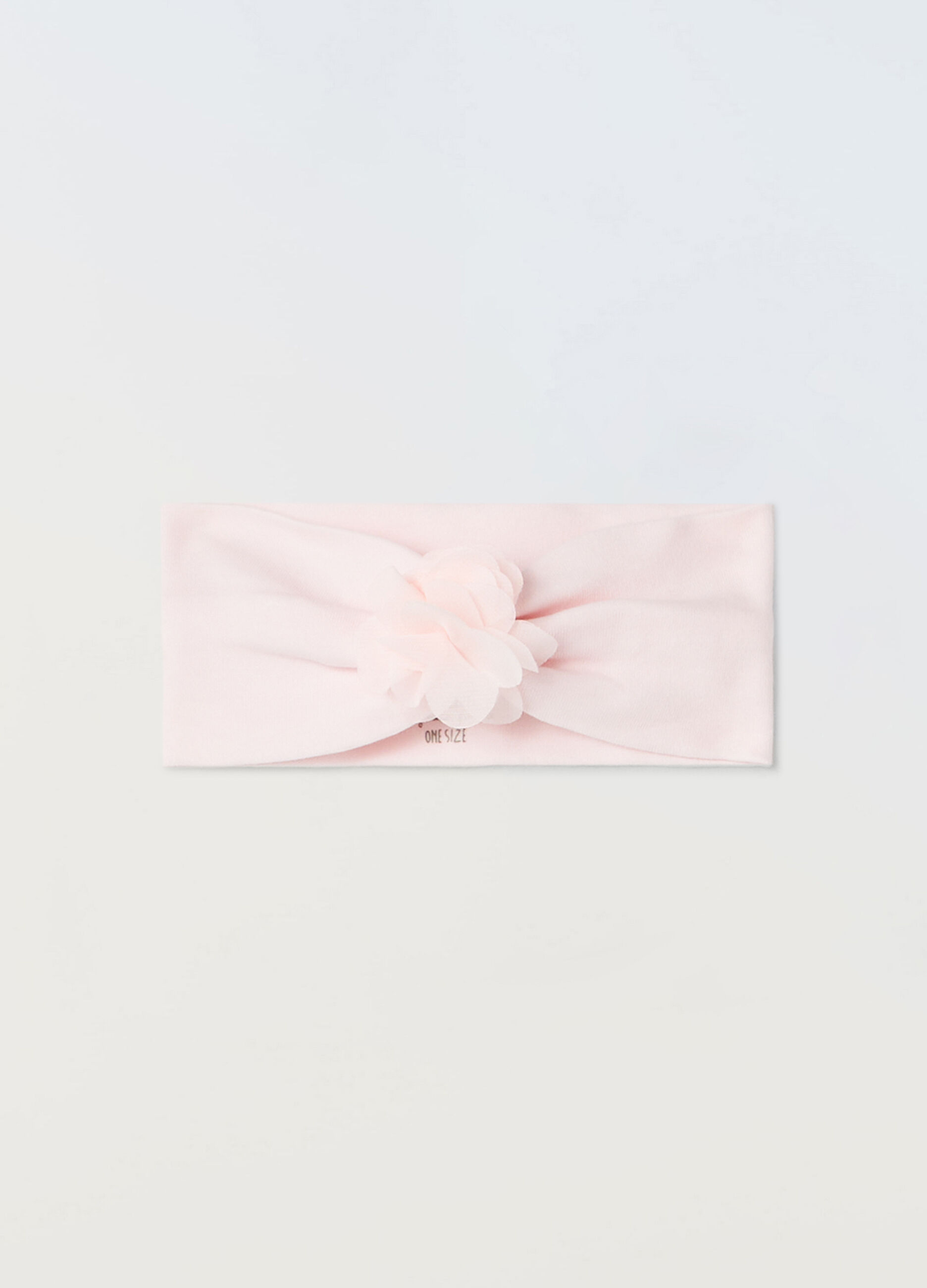 Fascia per capelli in puro cotone neonata_0