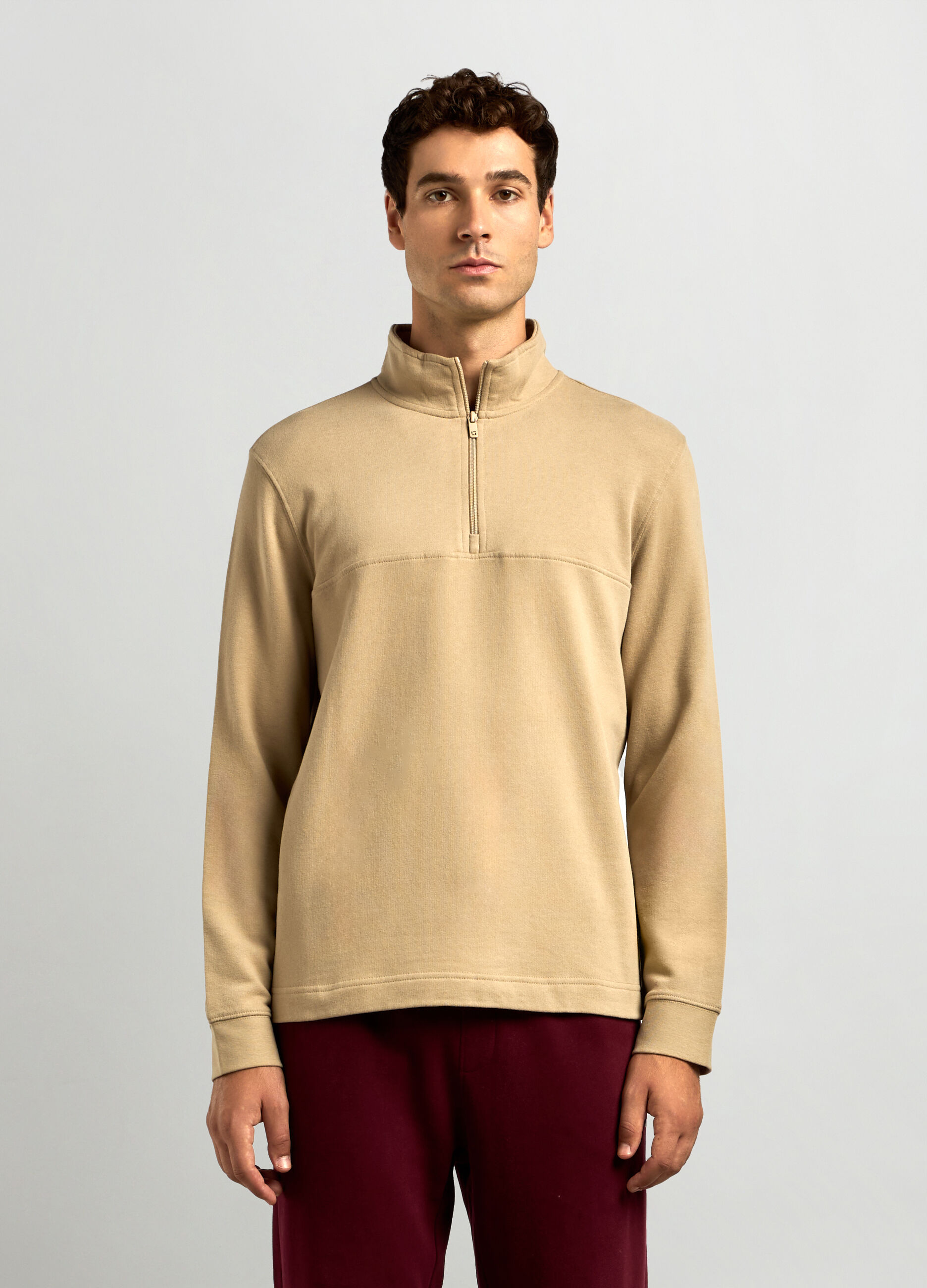 Felpa a collo alto uomo_0