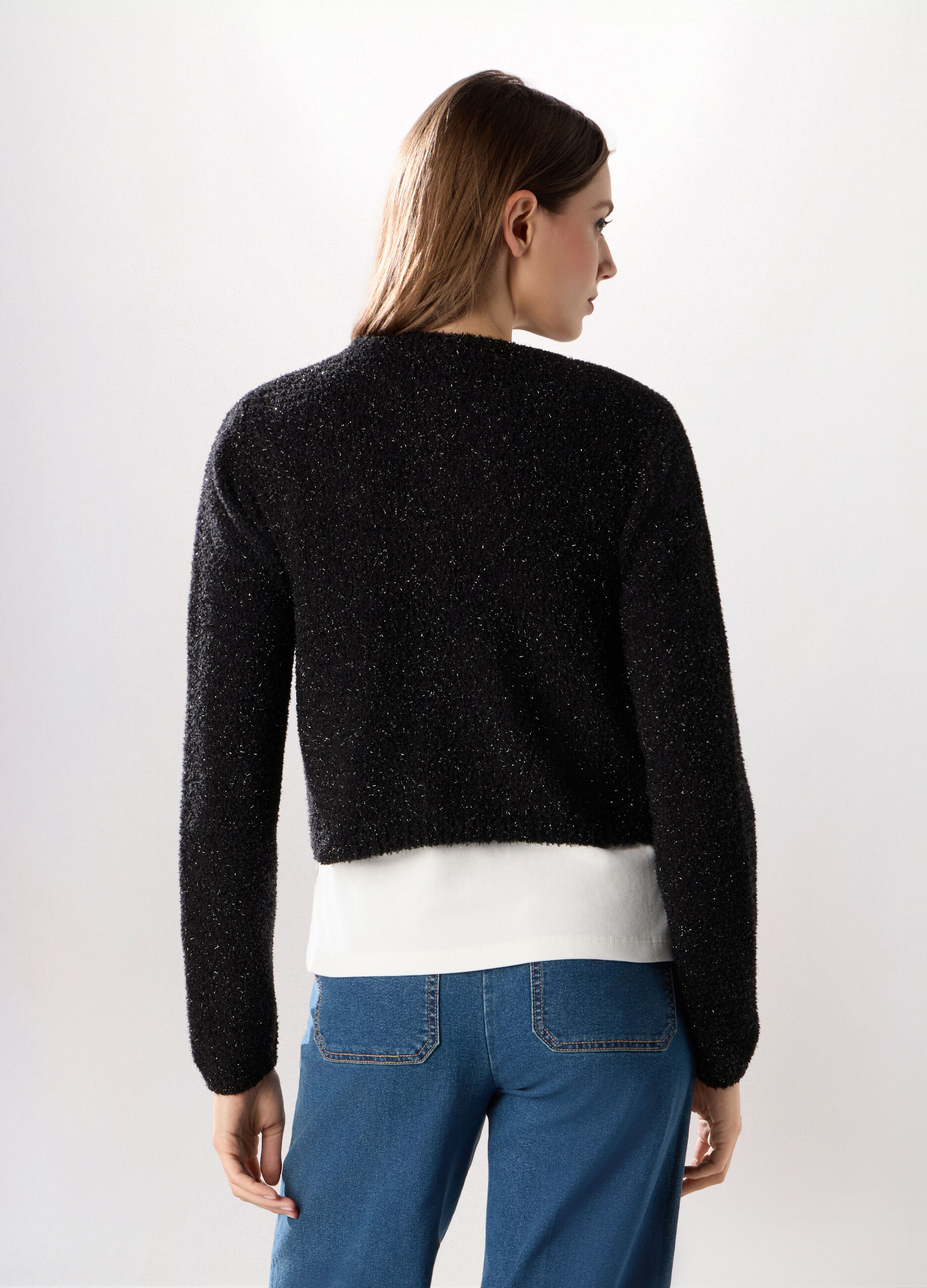 Cardigan tricot donna_1