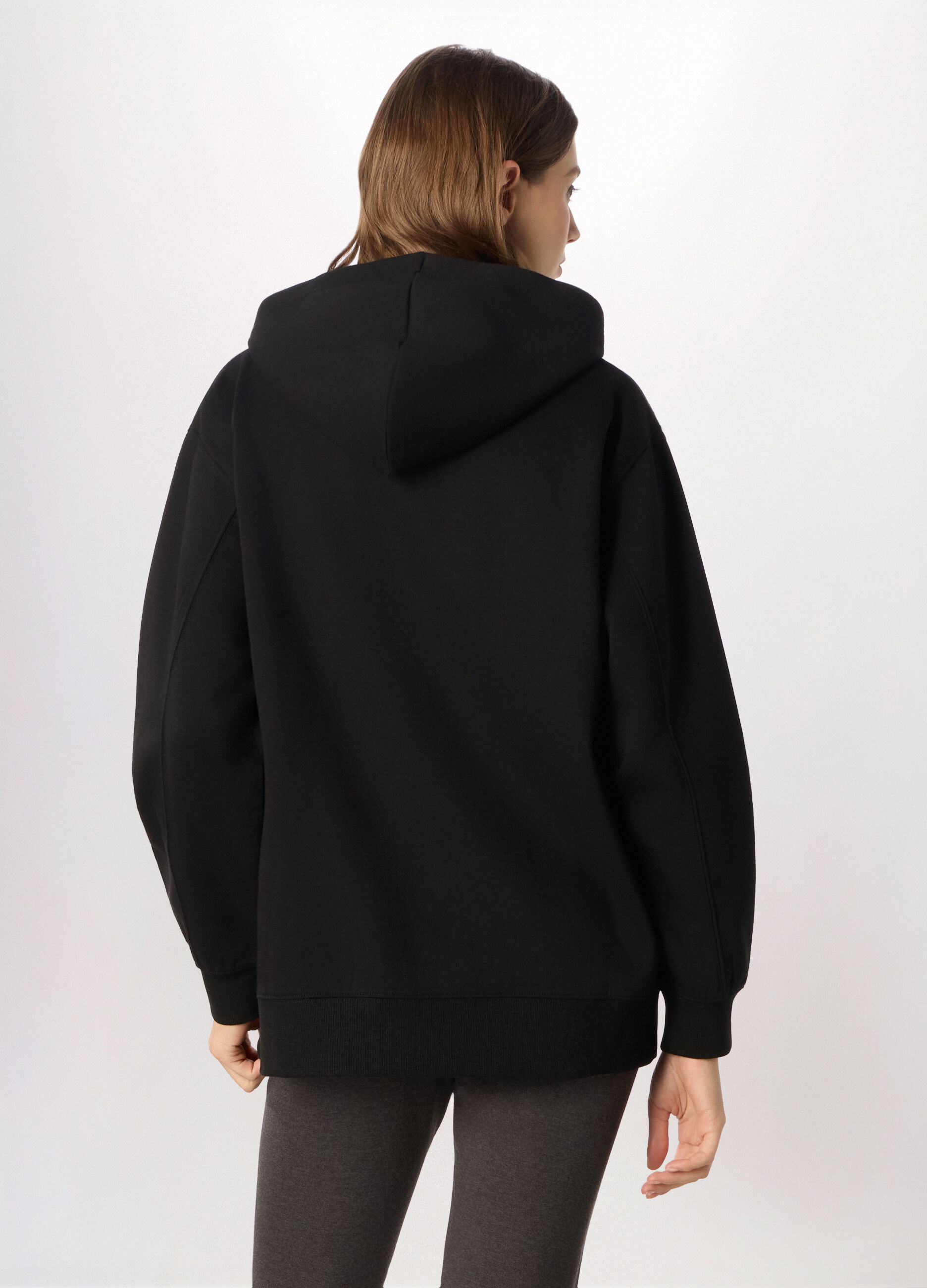 Felpa misto cotone donna_1