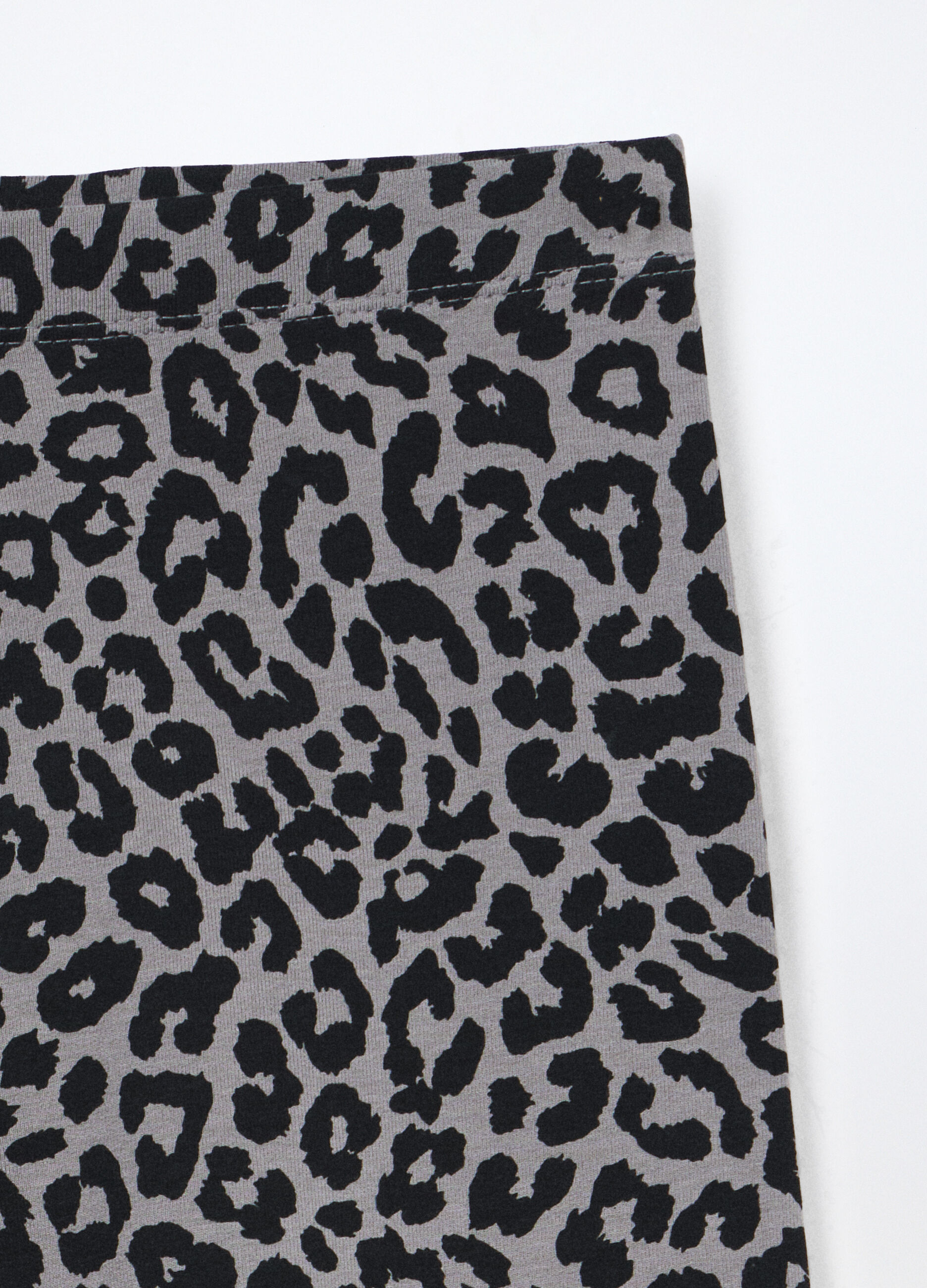 Leggings in french terry di cotone stretch ragazza_2