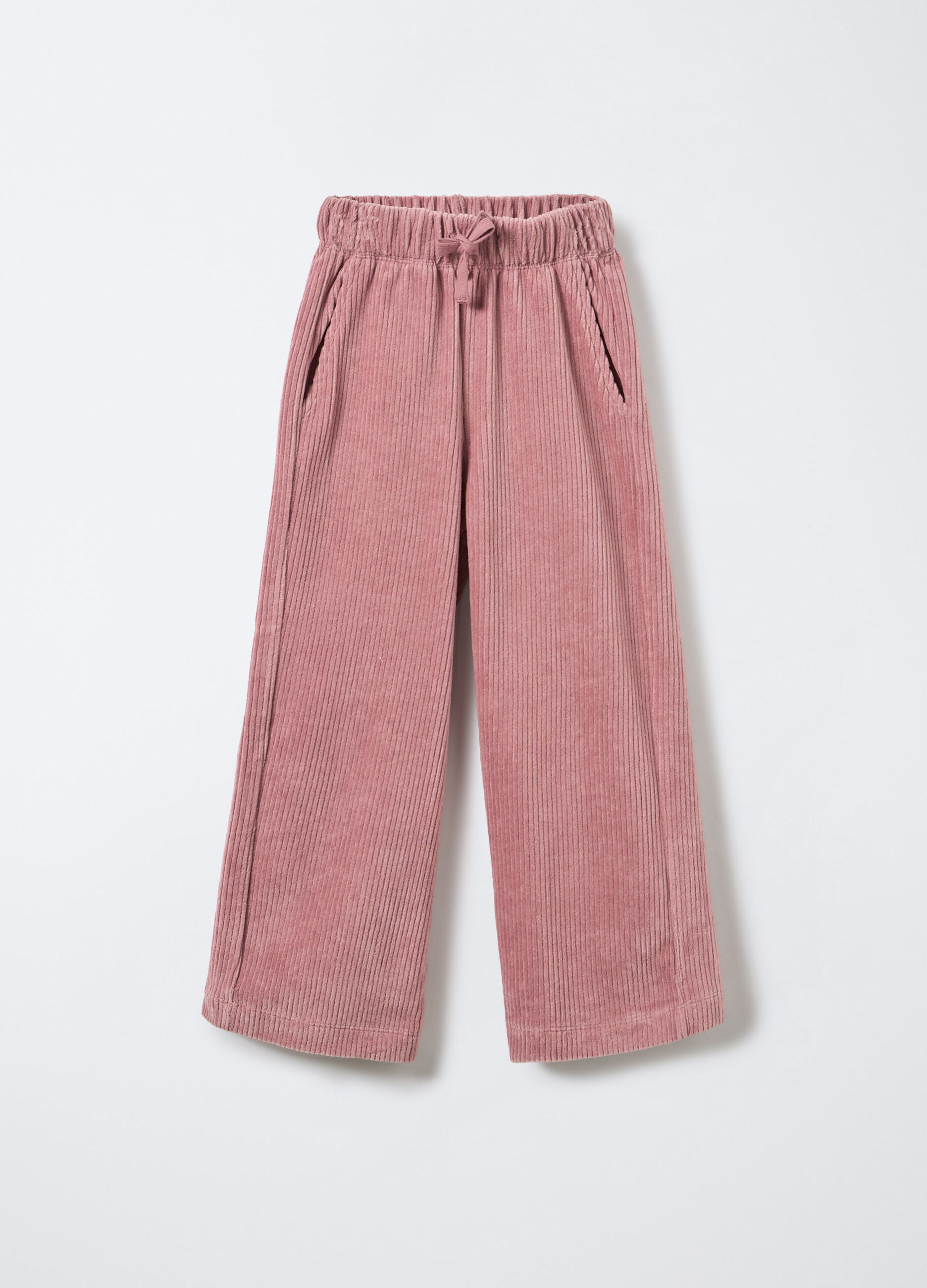 Treggings Straight Fit in costina velour bambina_0