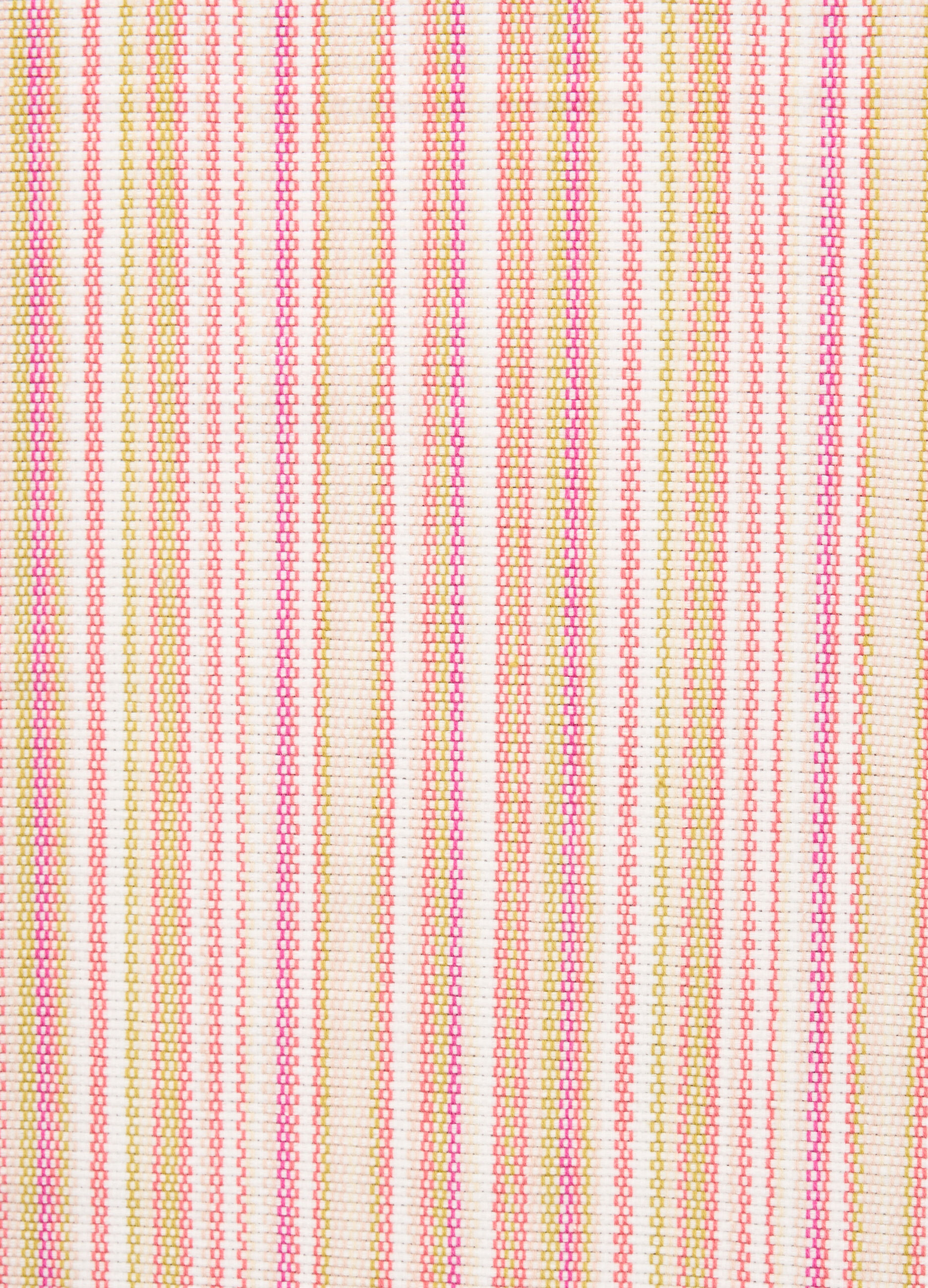Runner rettangolare in cotone a righe_1