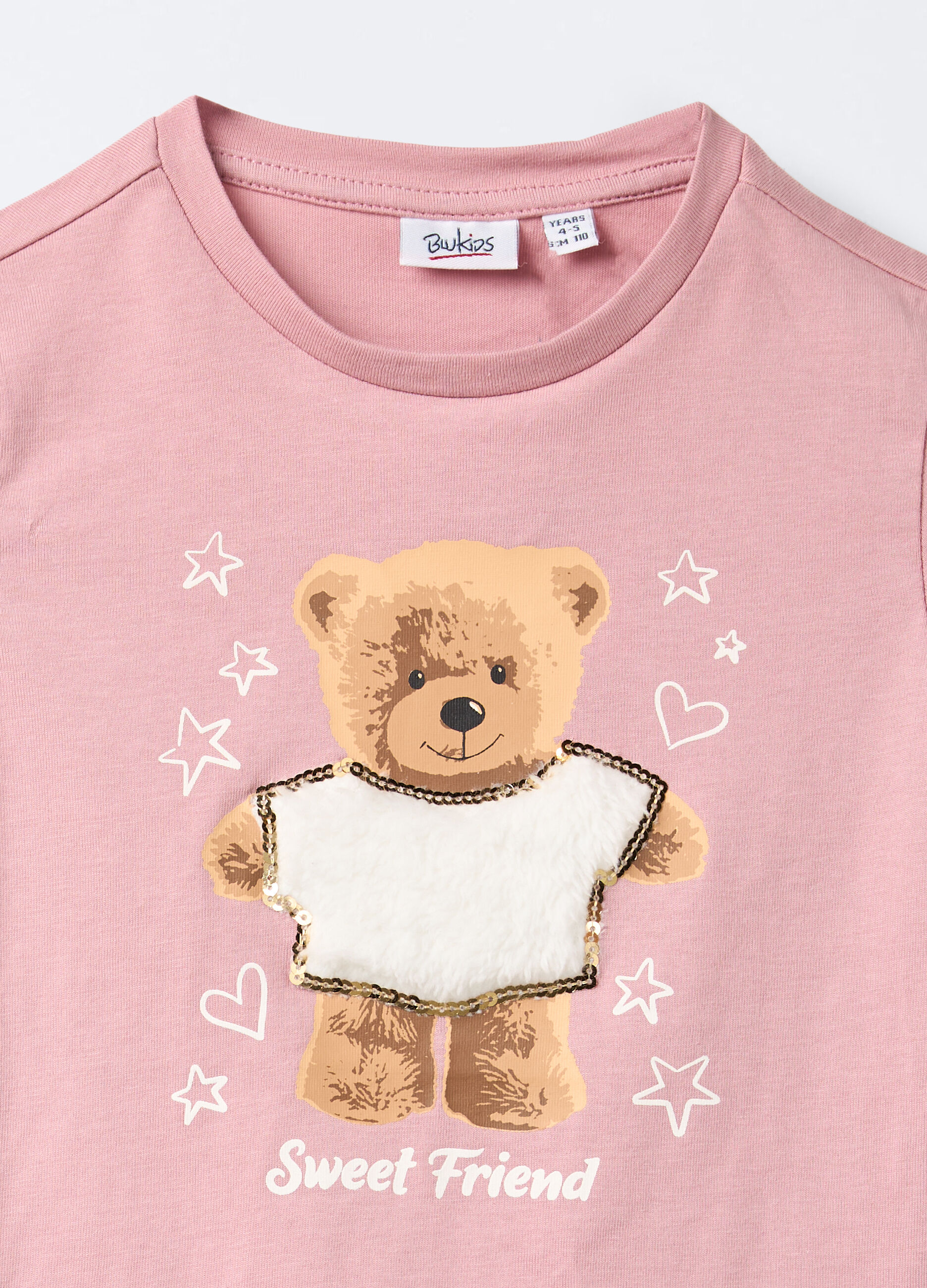 T-shirt in jersey di puro cotone bambina_2