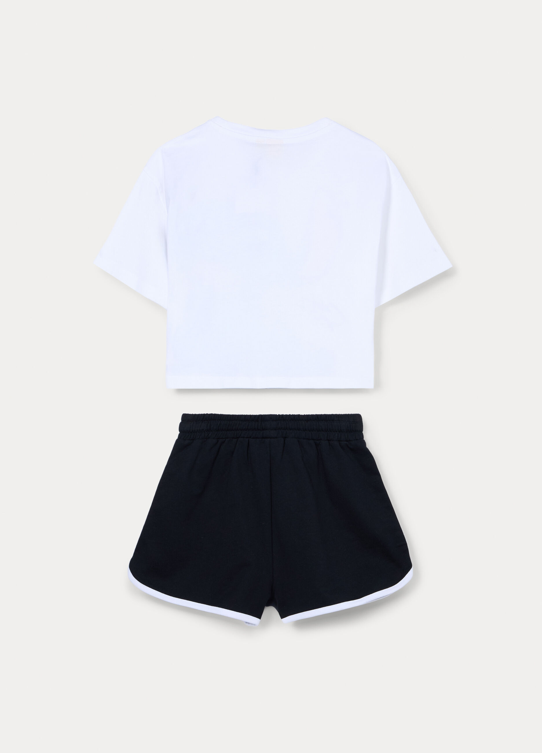Jogging set Disney in jersey di puro cotone ragazza_1