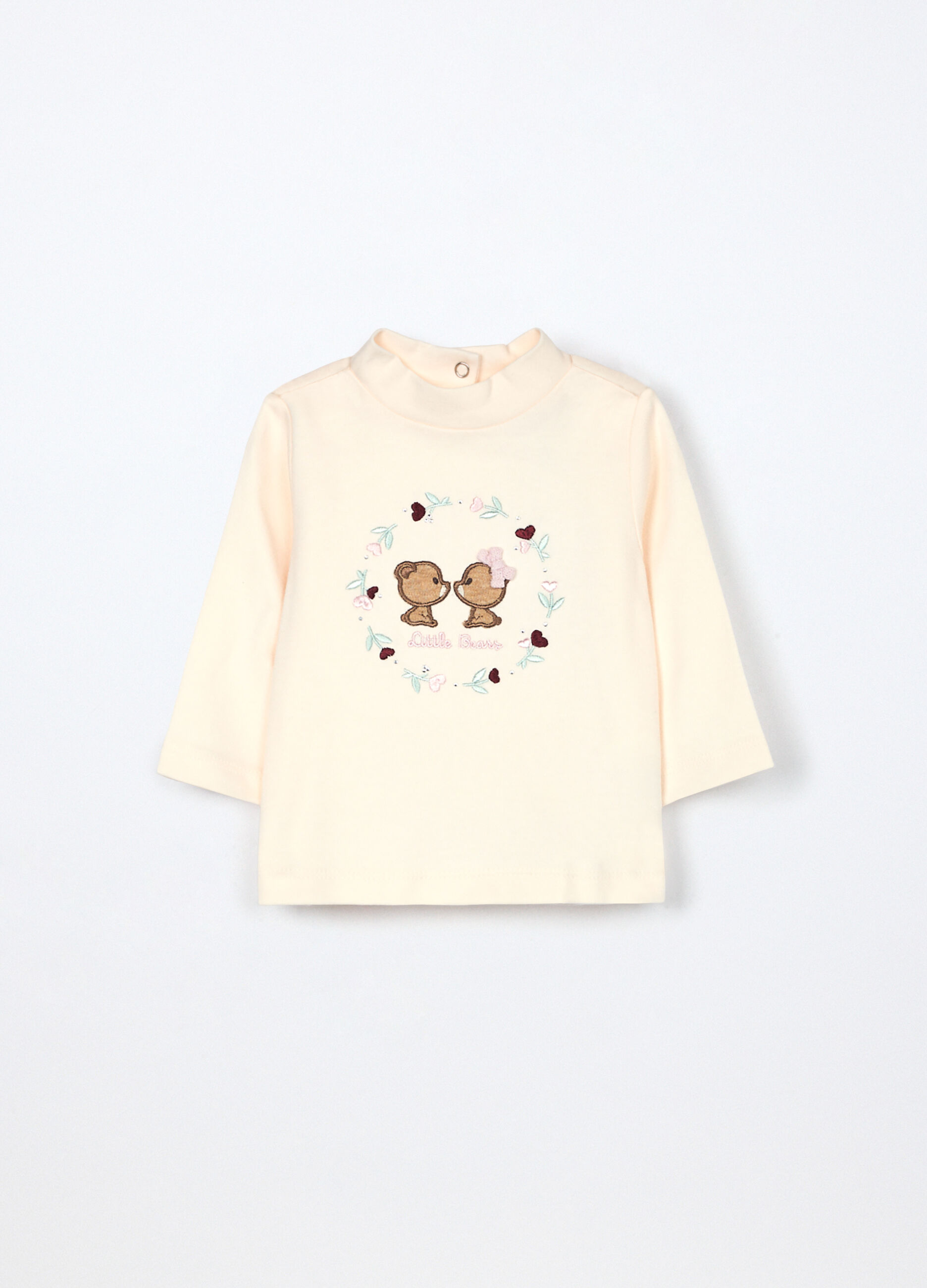 Lupetto in interlock di puro cotone neonata_0