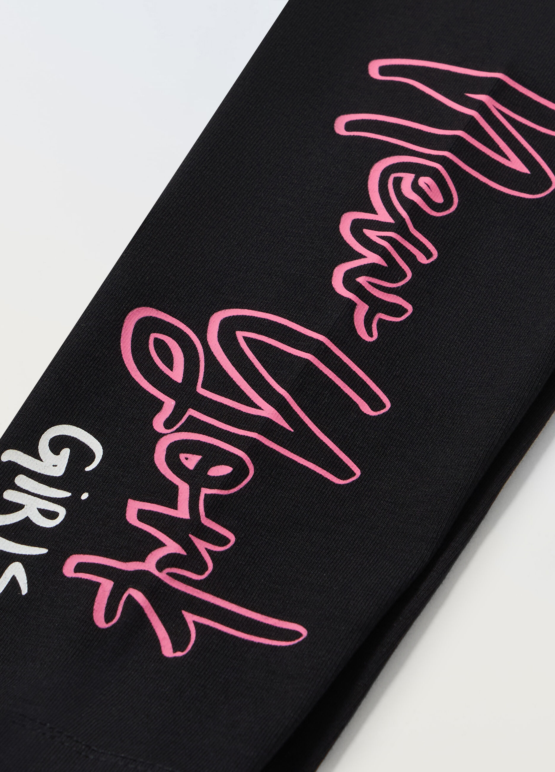 Leggings con stampa ragazza_1