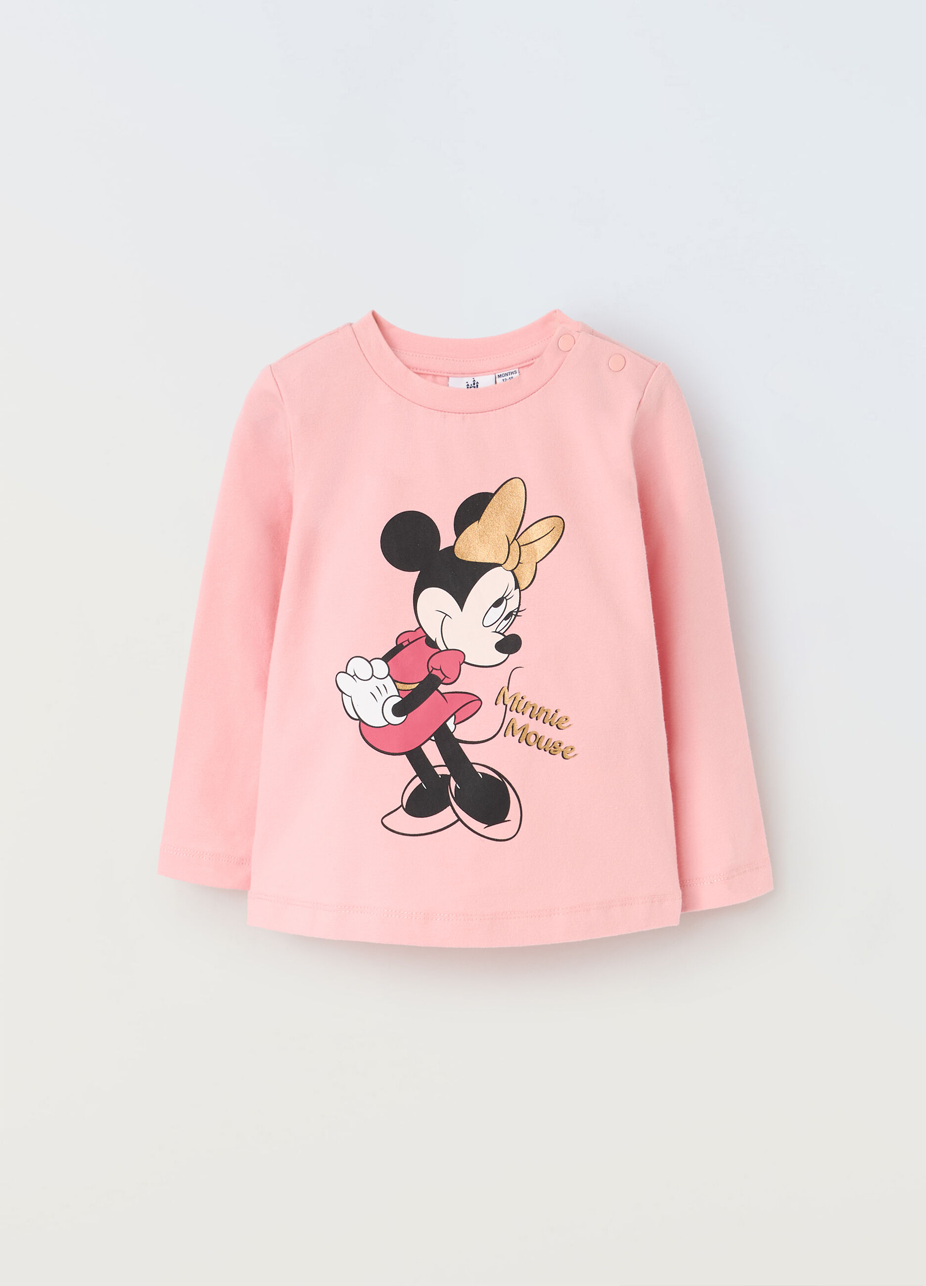 T-shirt in cotone stretch neonata_0