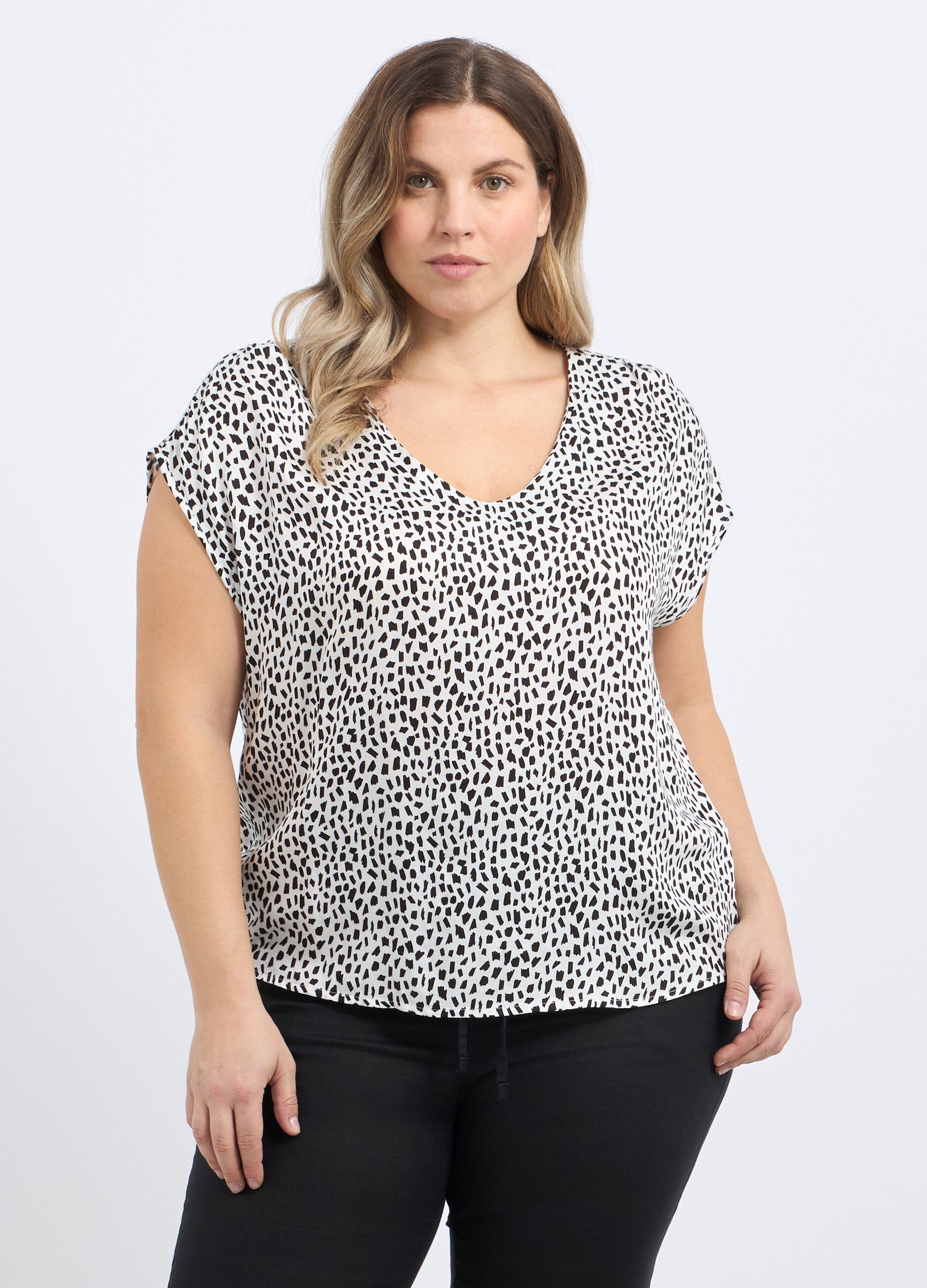 Blusa in pura viscosa donna_0