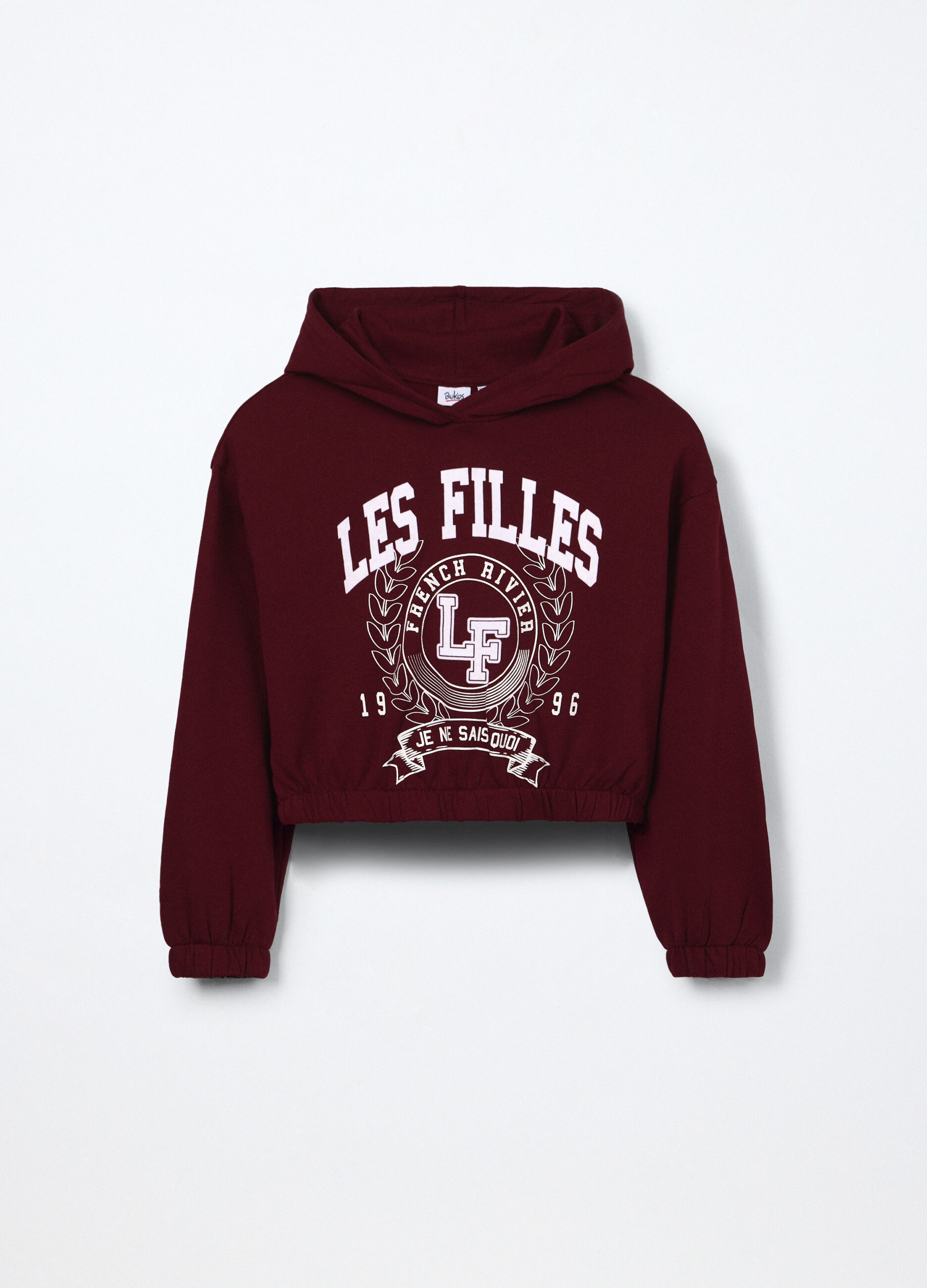 Felpa in french terry di puro cotone ragazza_0